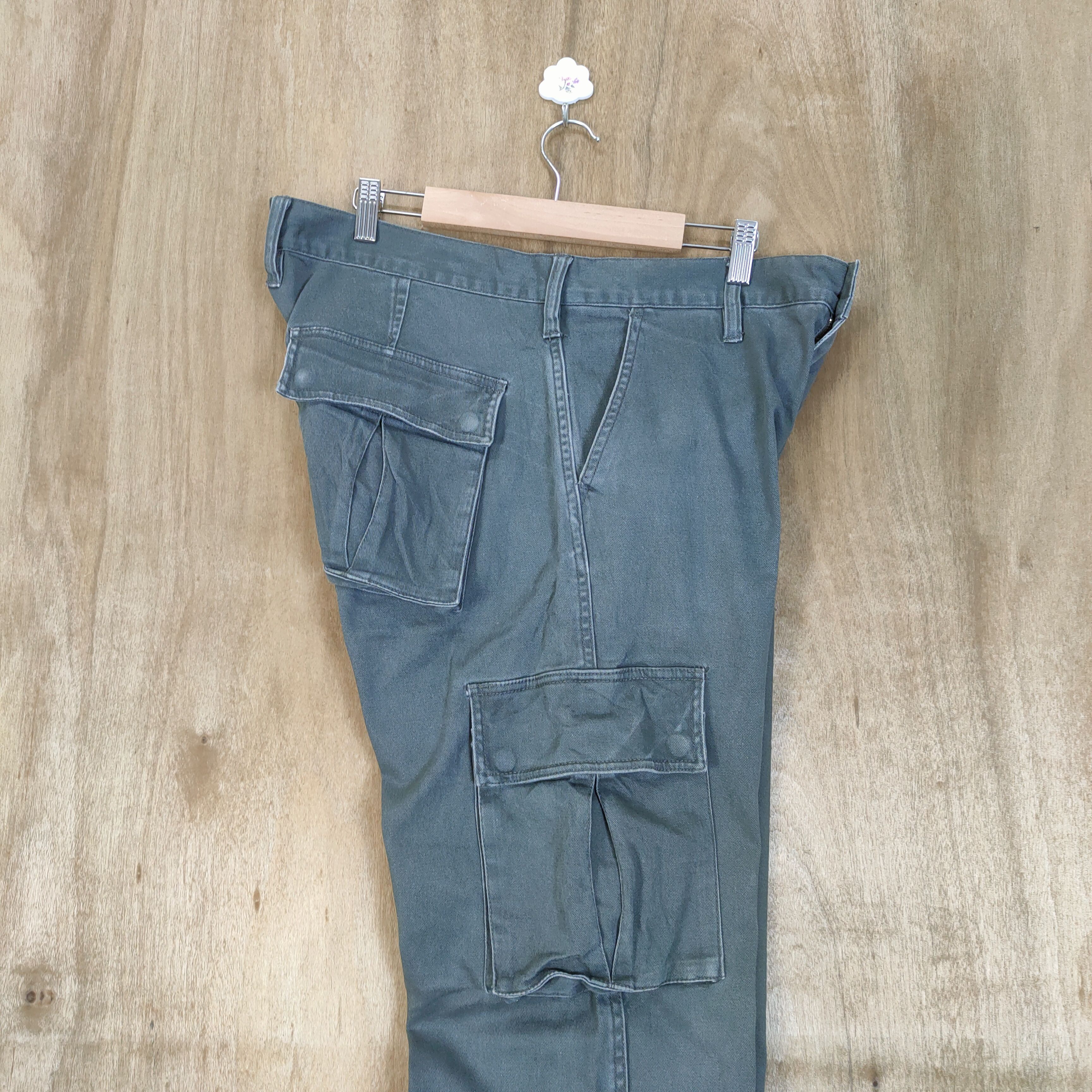 Global Work × Japanese Brand VINTAGE GLOBAL WORK CARGO PANTS Size US 36 / EU 52 - 10 Thumbnail