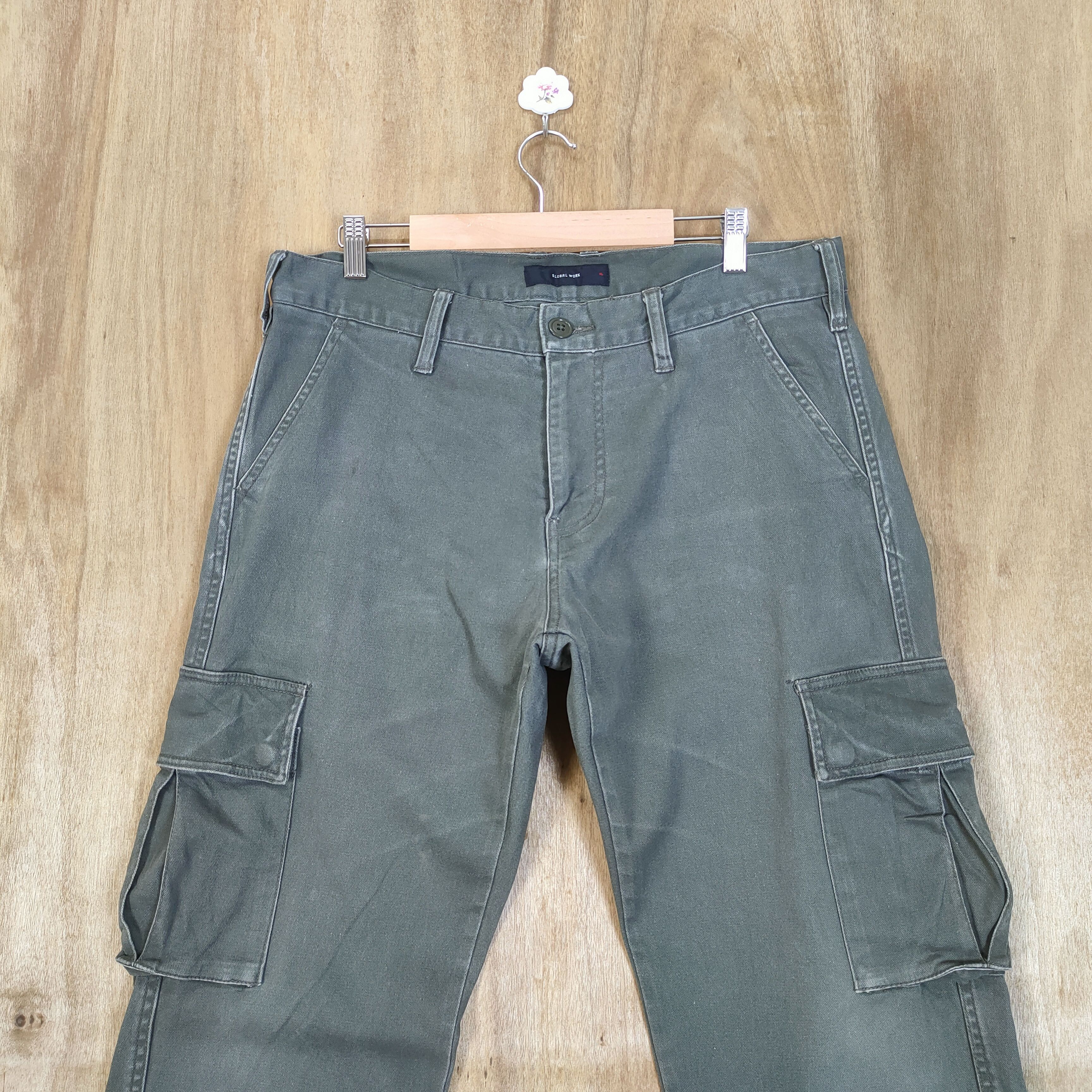 Global Work × Japanese Brand VINTAGE GLOBAL WORK CARGO PANTS Size US 36 / EU 52 - 2 Thumbnail