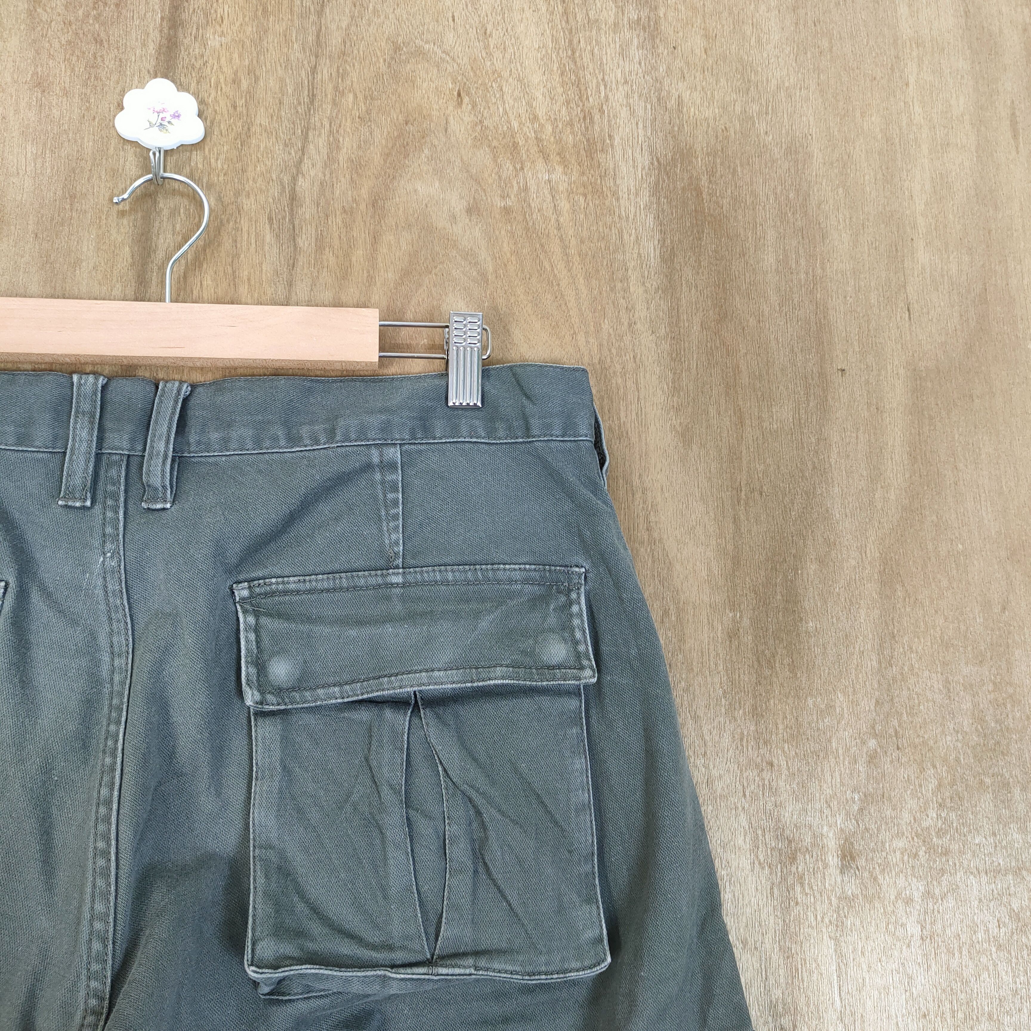 Global Work × Japanese Brand VINTAGE GLOBAL WORK CARGO PANTS Size US 36 / EU 52 - 18 Thumbnail