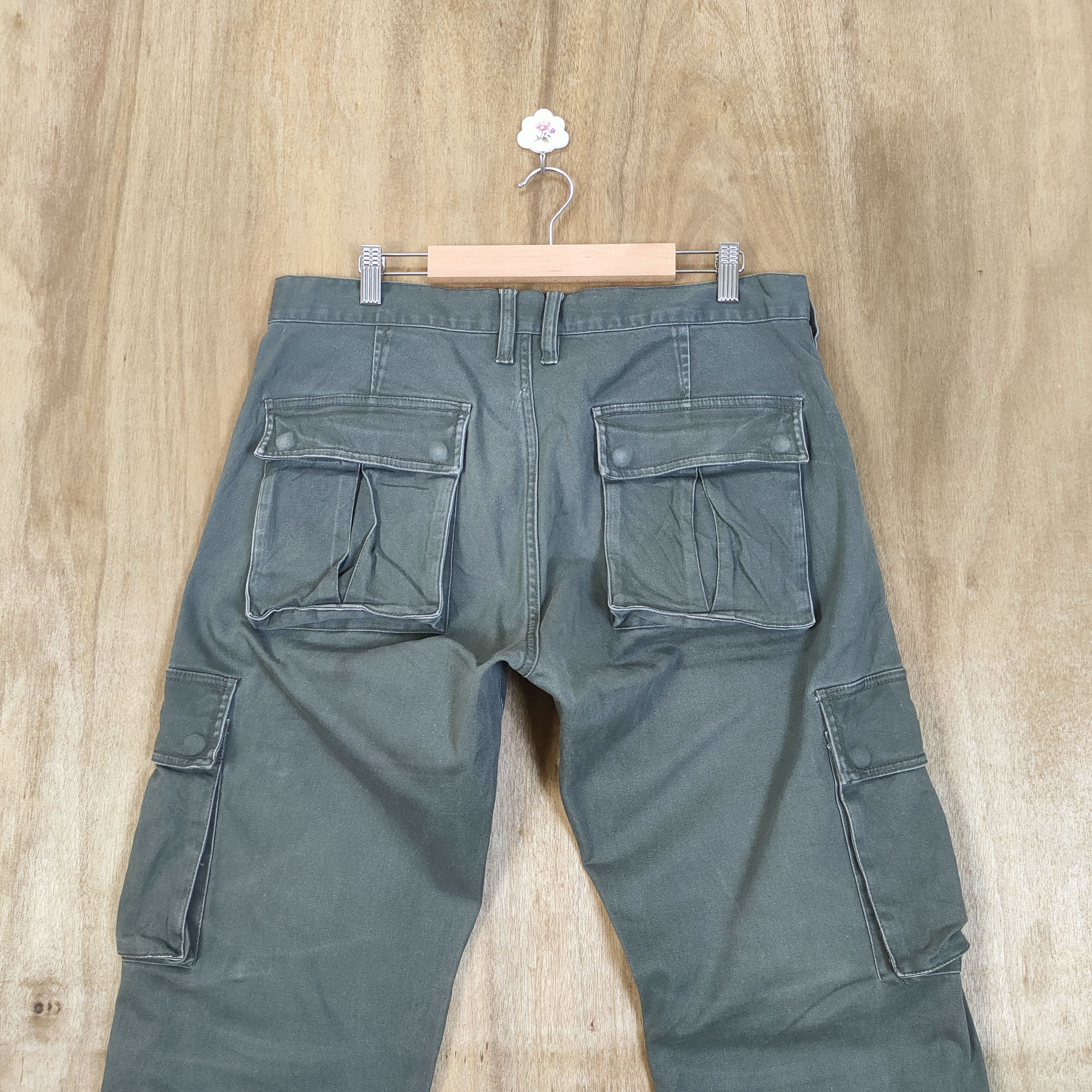 Global Work × Japanese Brand VINTAGE GLOBAL WORK CARGO PANTS Size US 36 / EU 52 - 7 Thumbnail