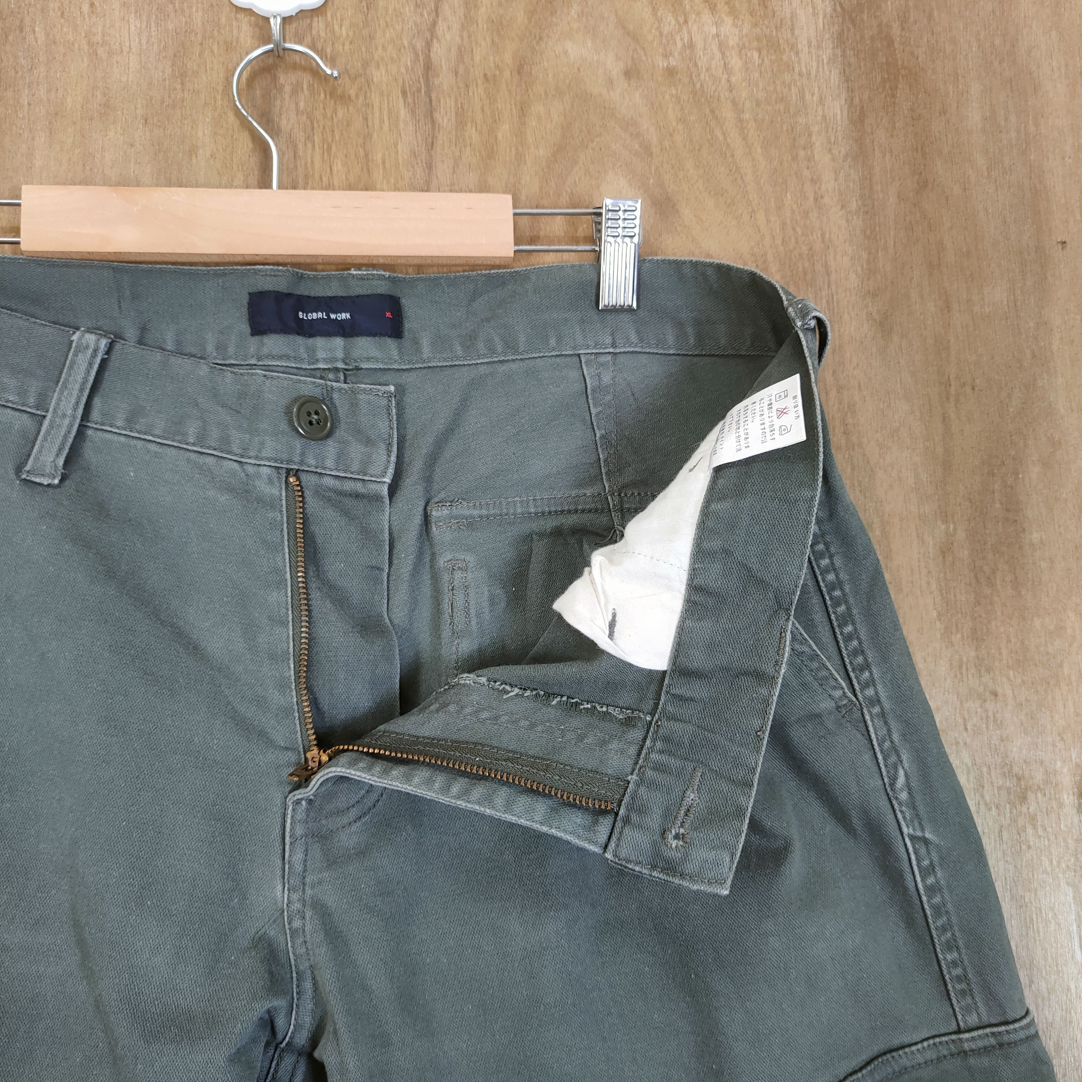 Global Work × Japanese Brand VINTAGE GLOBAL WORK CARGO PANTS Size US 36 / EU 52 - 13 Thumbnail