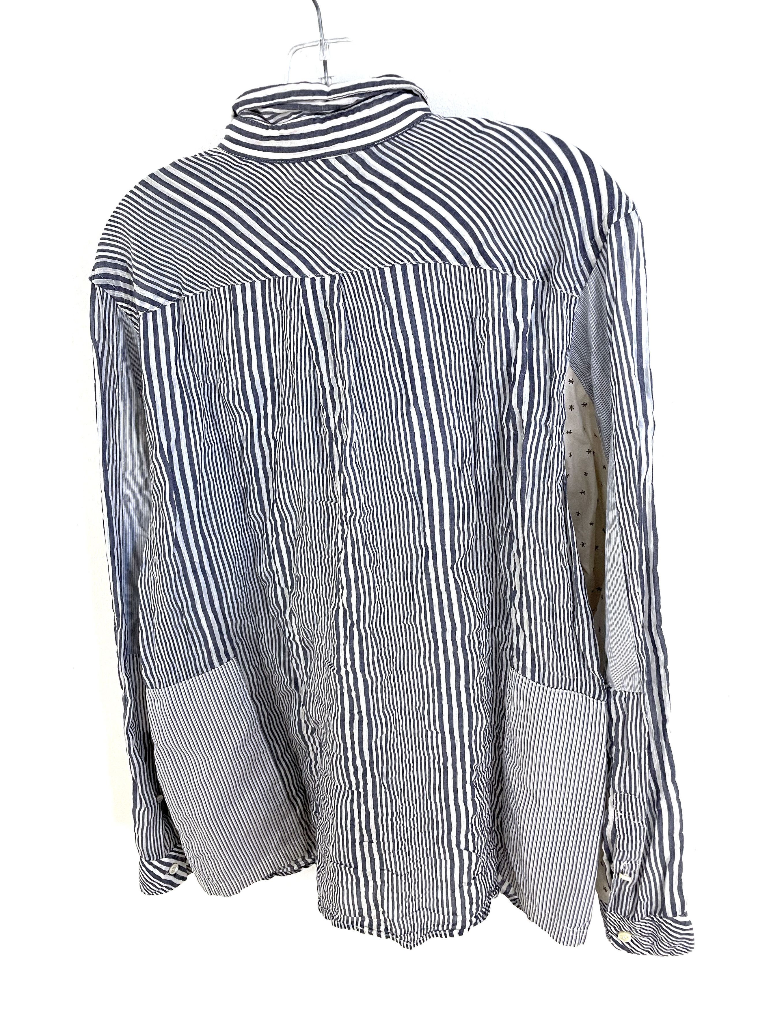 Undercover SS12 Open Strings Striped Buttonup Size US L / EU 52-54 / 3 - 7 Thumbnail
