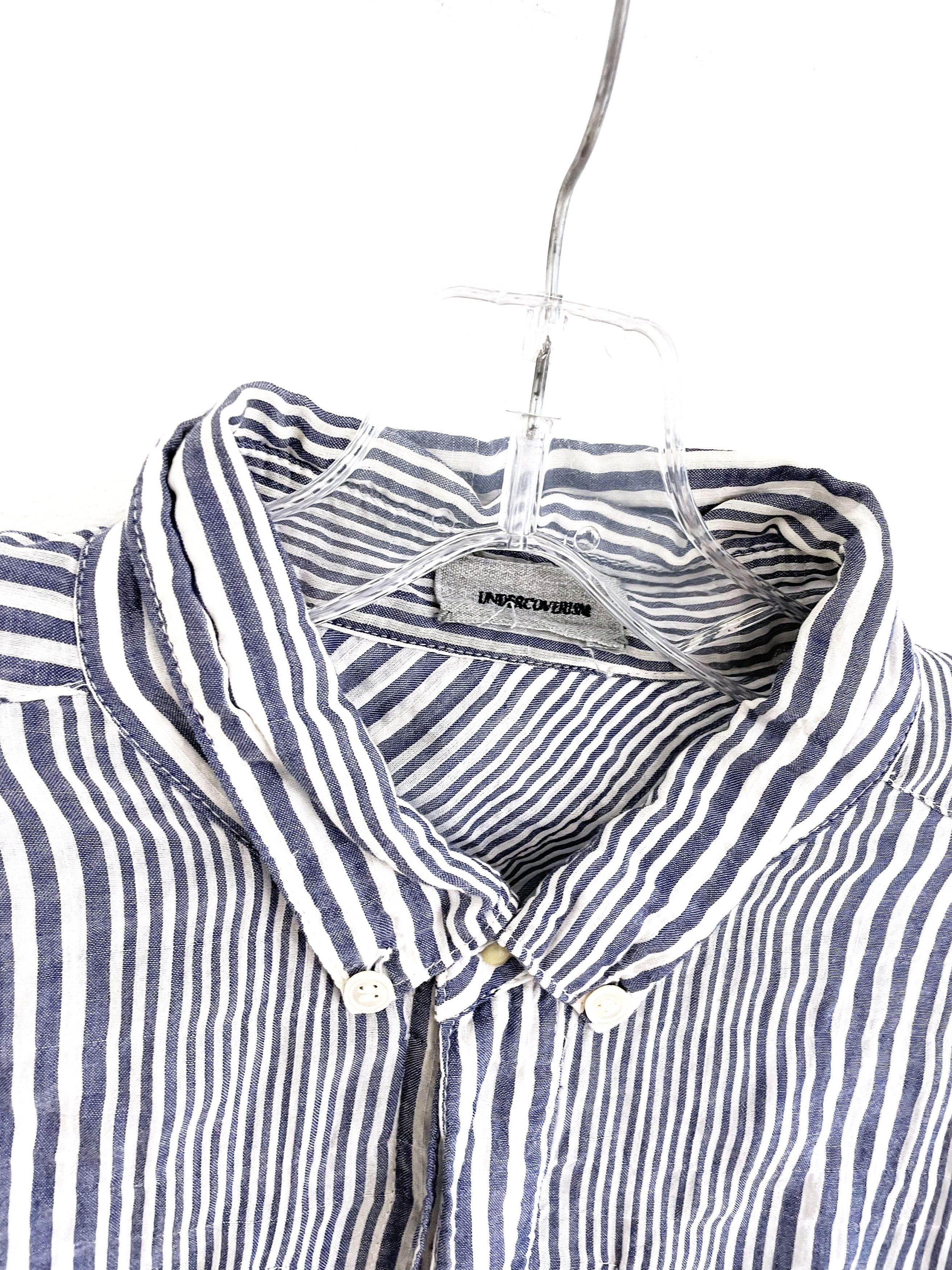 Undercover SS12 Open Strings Striped Buttonup Size US L / EU 52-54 / 3 - 3 Thumbnail