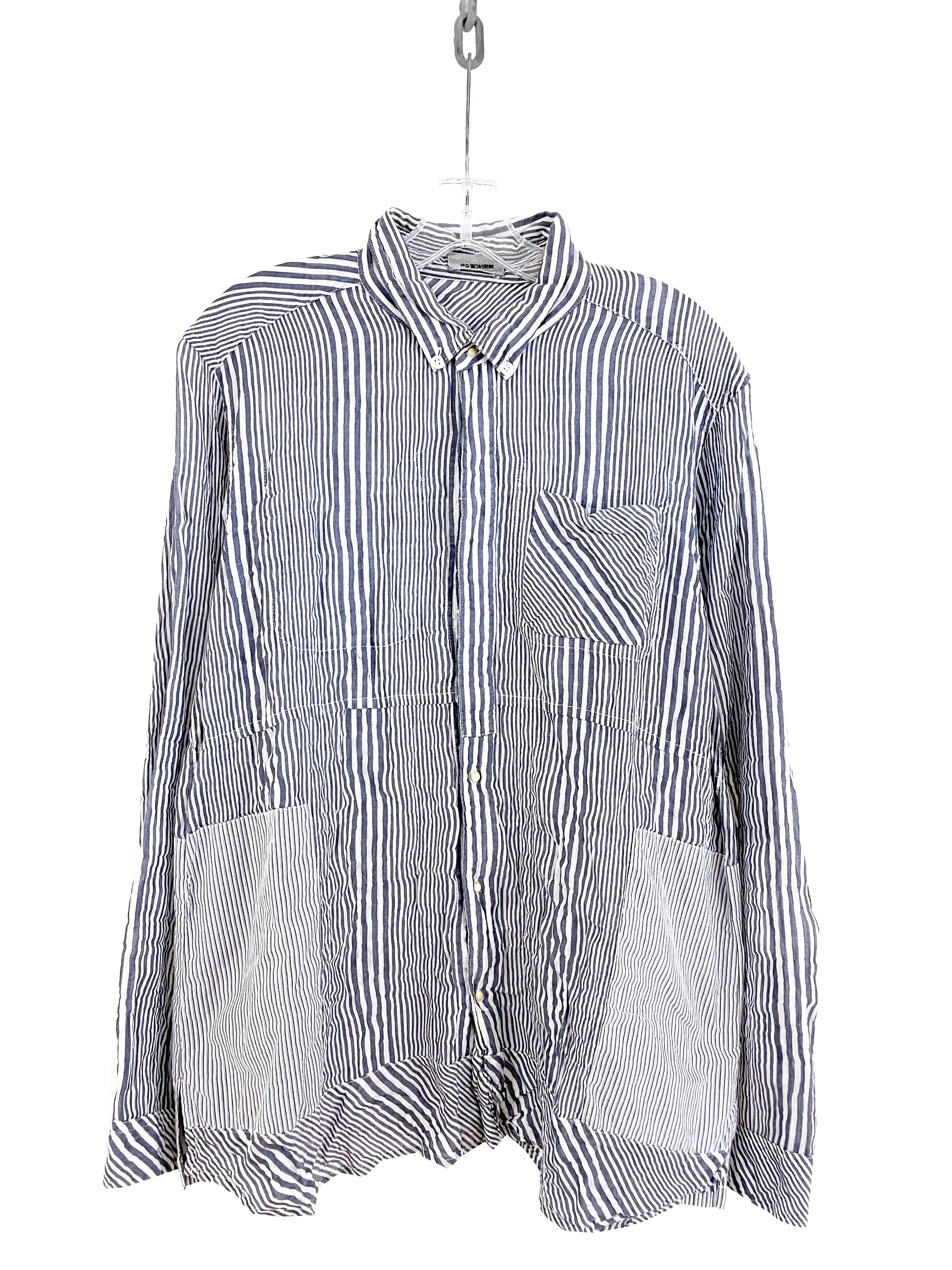 Undercover SS12 Open Strings Striped Buttonup Size US L / EU 52-54 / 3 - 1 Thumbnail