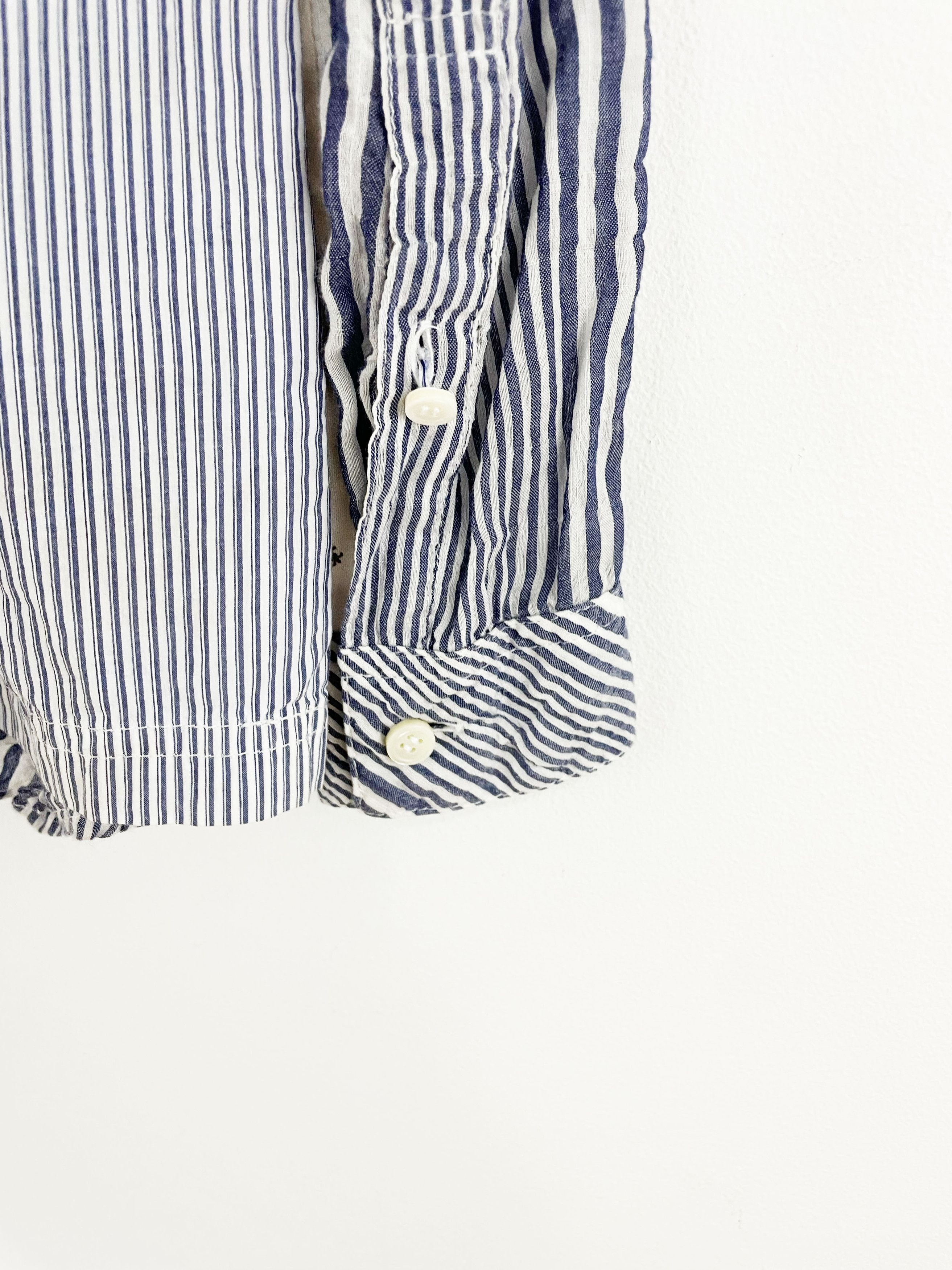 Undercover SS12 Open Strings Striped Buttonup Size US L / EU 52-54 / 3 - 9 Thumbnail