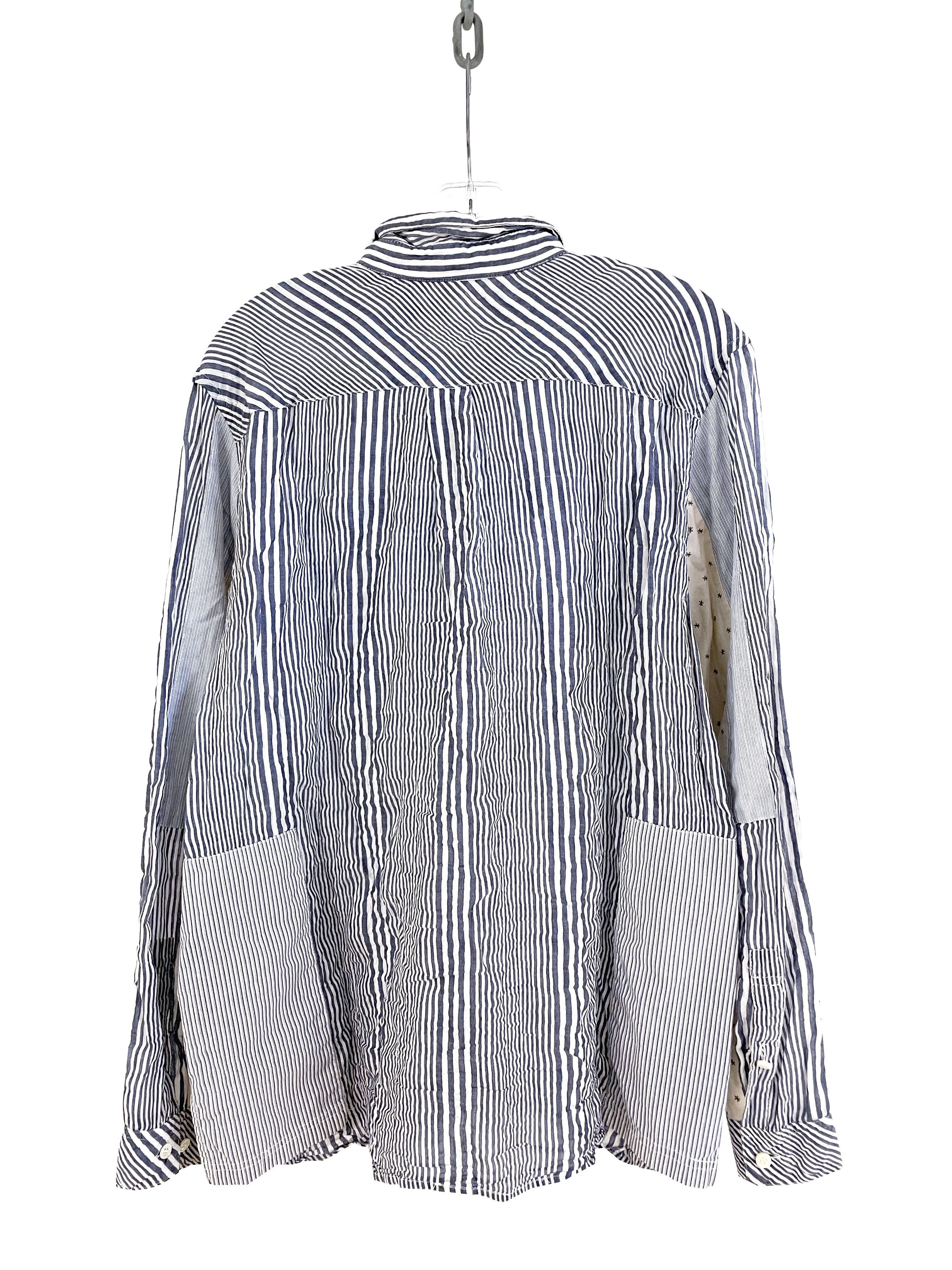Undercover SS12 Open Strings Striped Buttonup Size US L / EU 52-54 / 3 - 6 Thumbnail