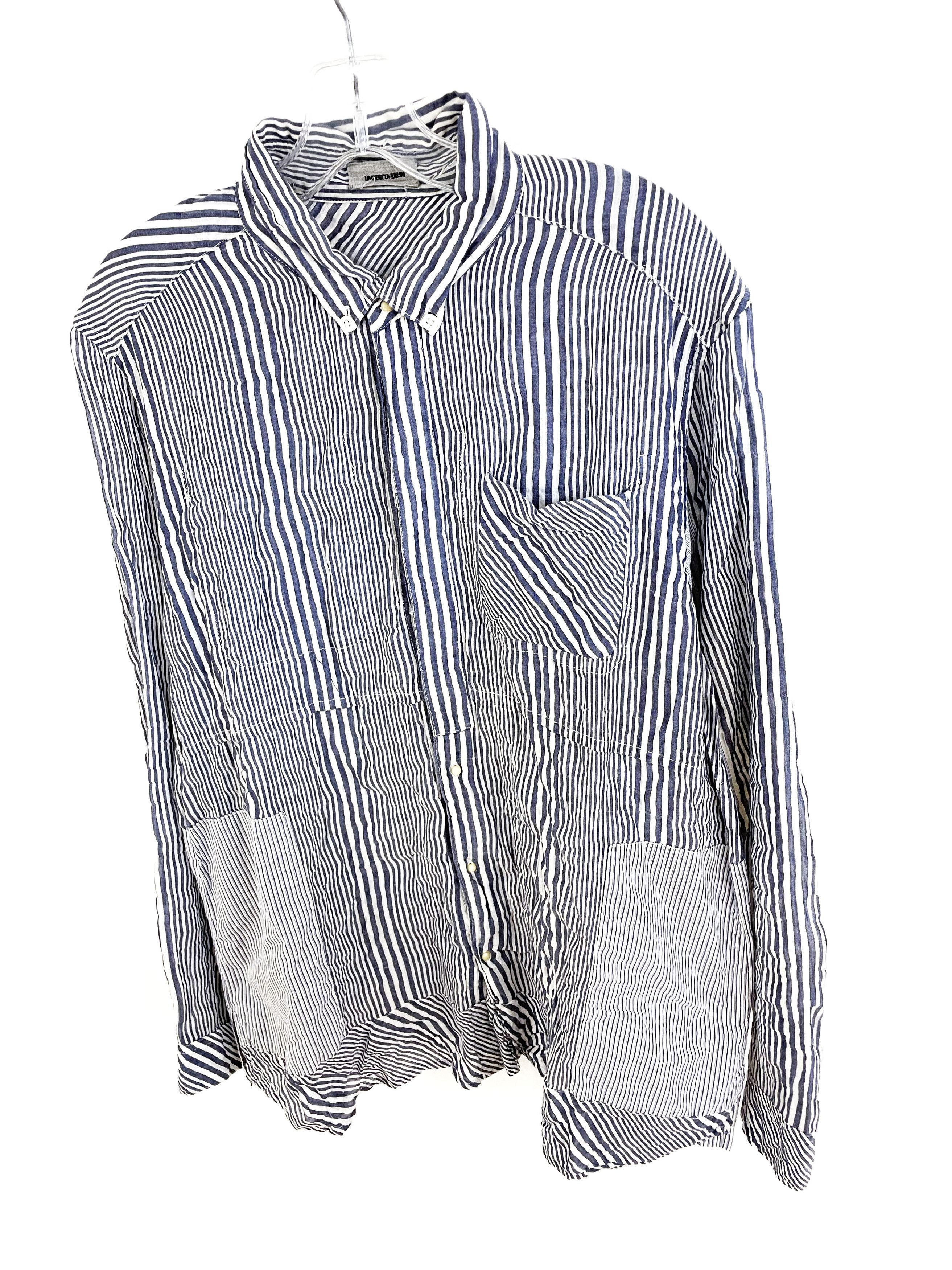 Undercover SS12 Open Strings Striped Buttonup Size US L / EU 52-54 / 3 - 2 Thumbnail