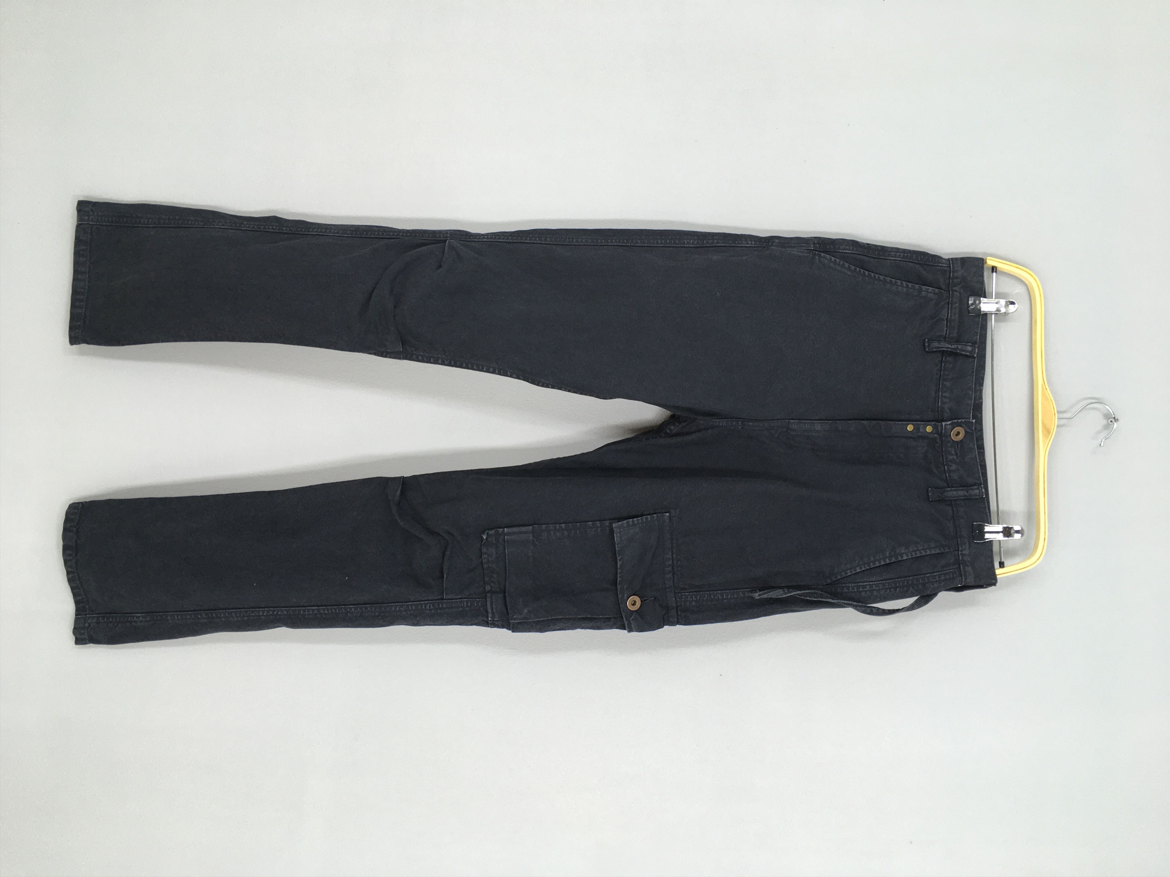 image of Size 30X29 Kapital Japan Cargo Pants Slim Fit Pants in Black, Men's
