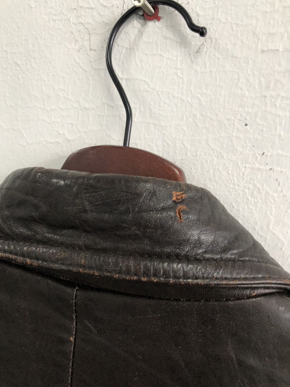 Vintage D'Homme A Homme Leather Jacket Size US L / EU 52-54 / 3 - 18 Thumbnail
