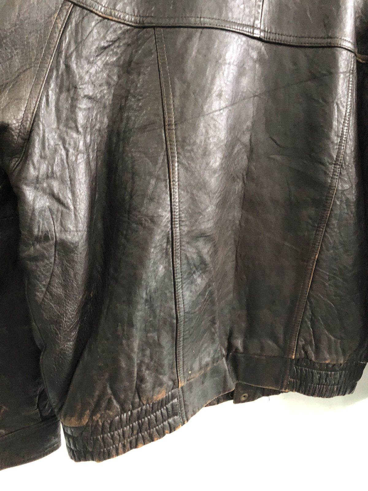Vintage D'Homme A Homme Leather Jacket Size US L / EU 52-54 / 3 - 15 Thumbnail