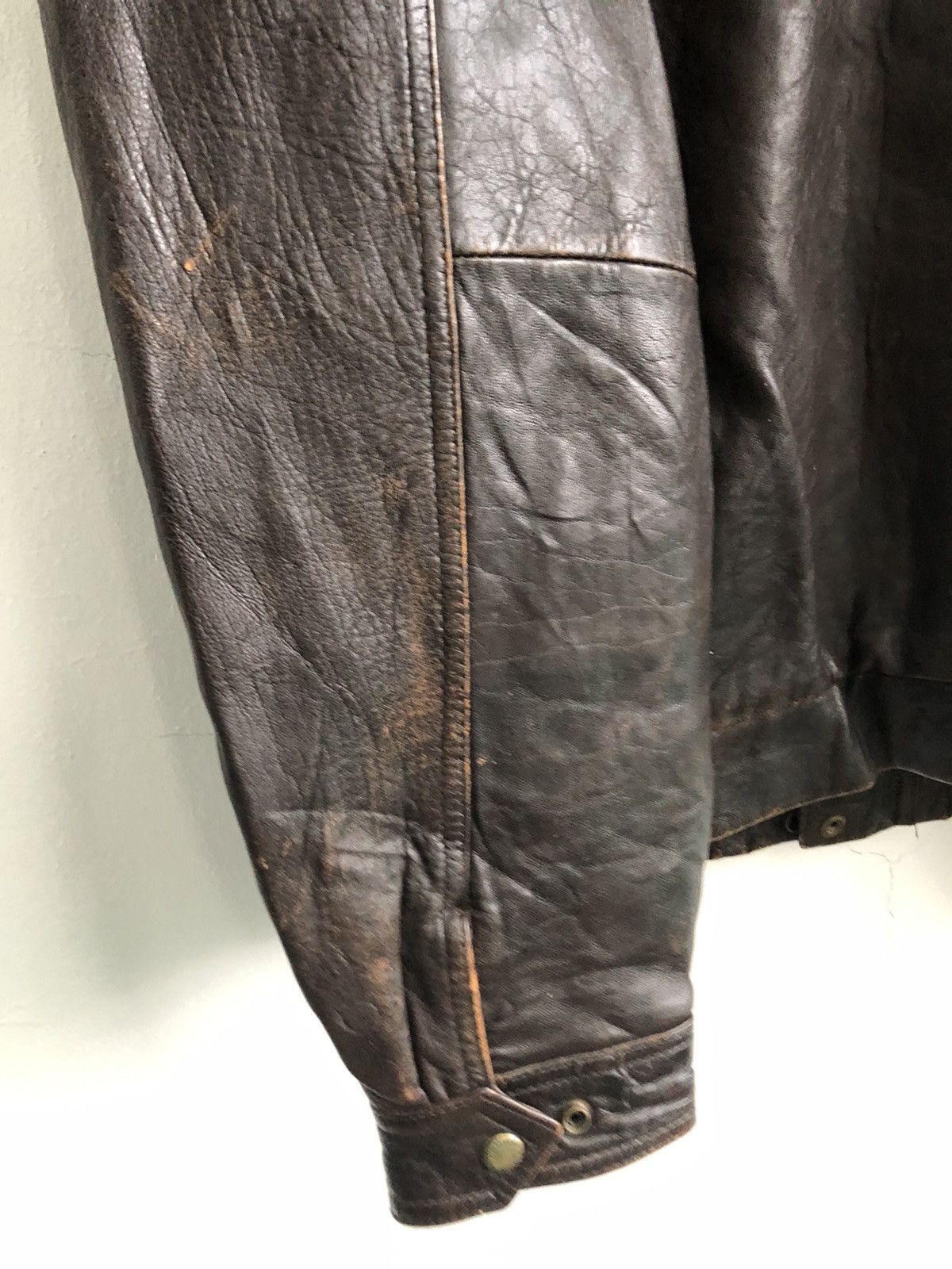 Vintage D'Homme A Homme Leather Jacket Size US L / EU 52-54 / 3 - 17 Thumbnail