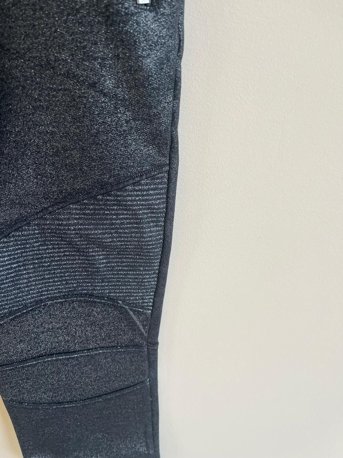 Balmain Metallic Dark Grey Biker Sweats in Dark Grey Size US 32 / EU 48 - 12 Thumbnail