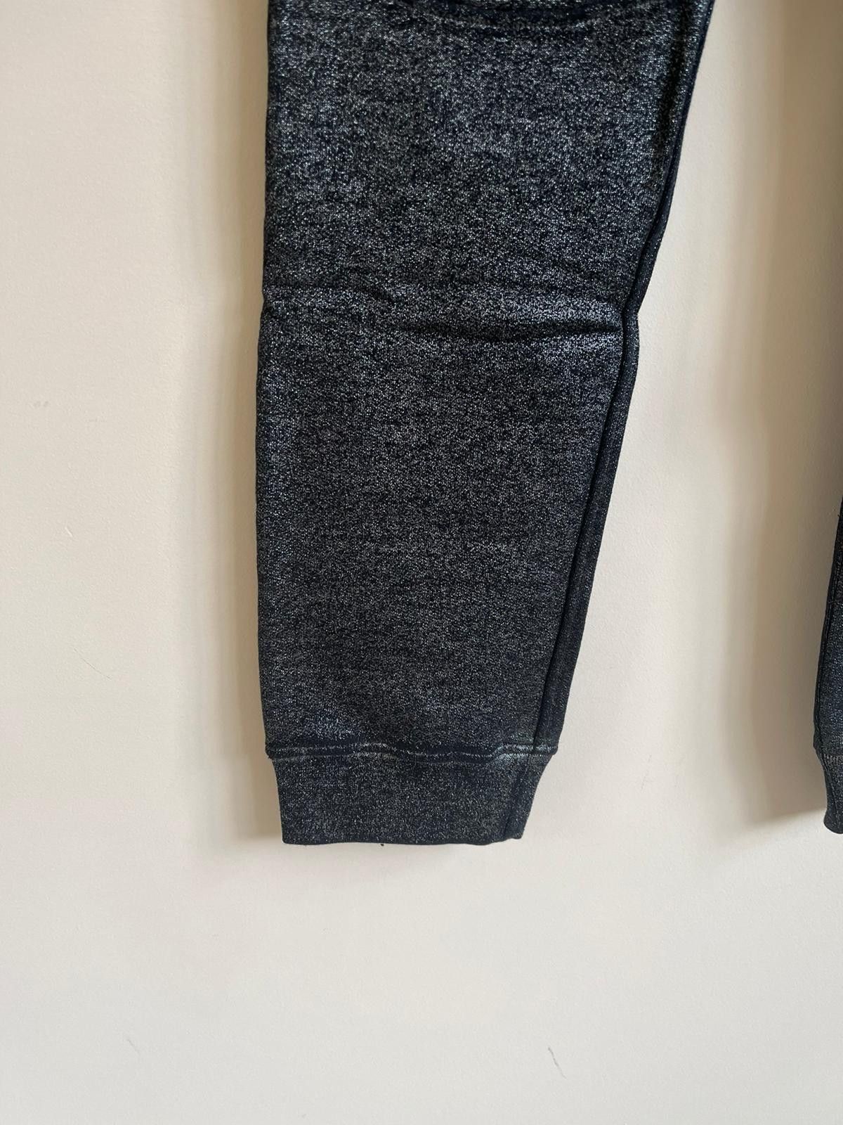 Balmain Metallic Dark Grey Biker Sweats in Dark Grey Size US 32 / EU 48 - 2 Thumbnail