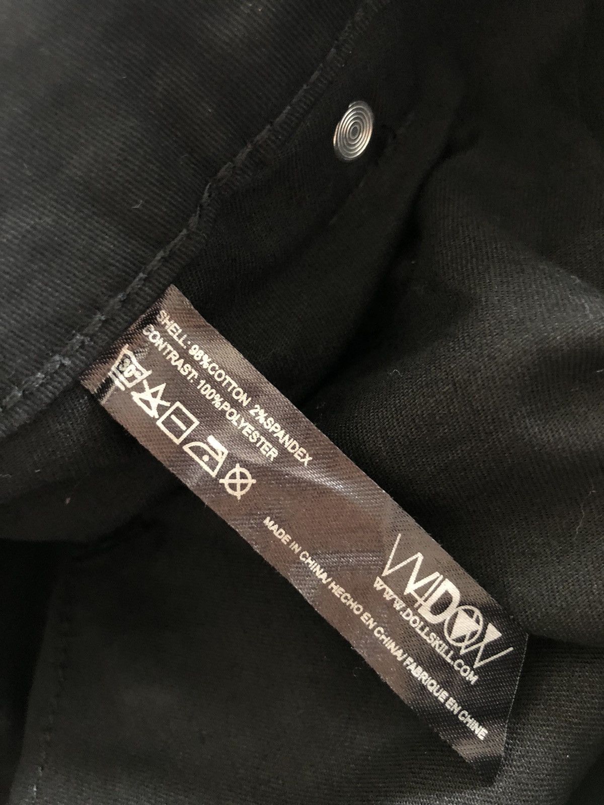 BERNINGS SHO Widow 🇯🇵 Bondage Parachute Zipper Pants with Suspender Size US 34 / EU 50 - 8 Thumbnail