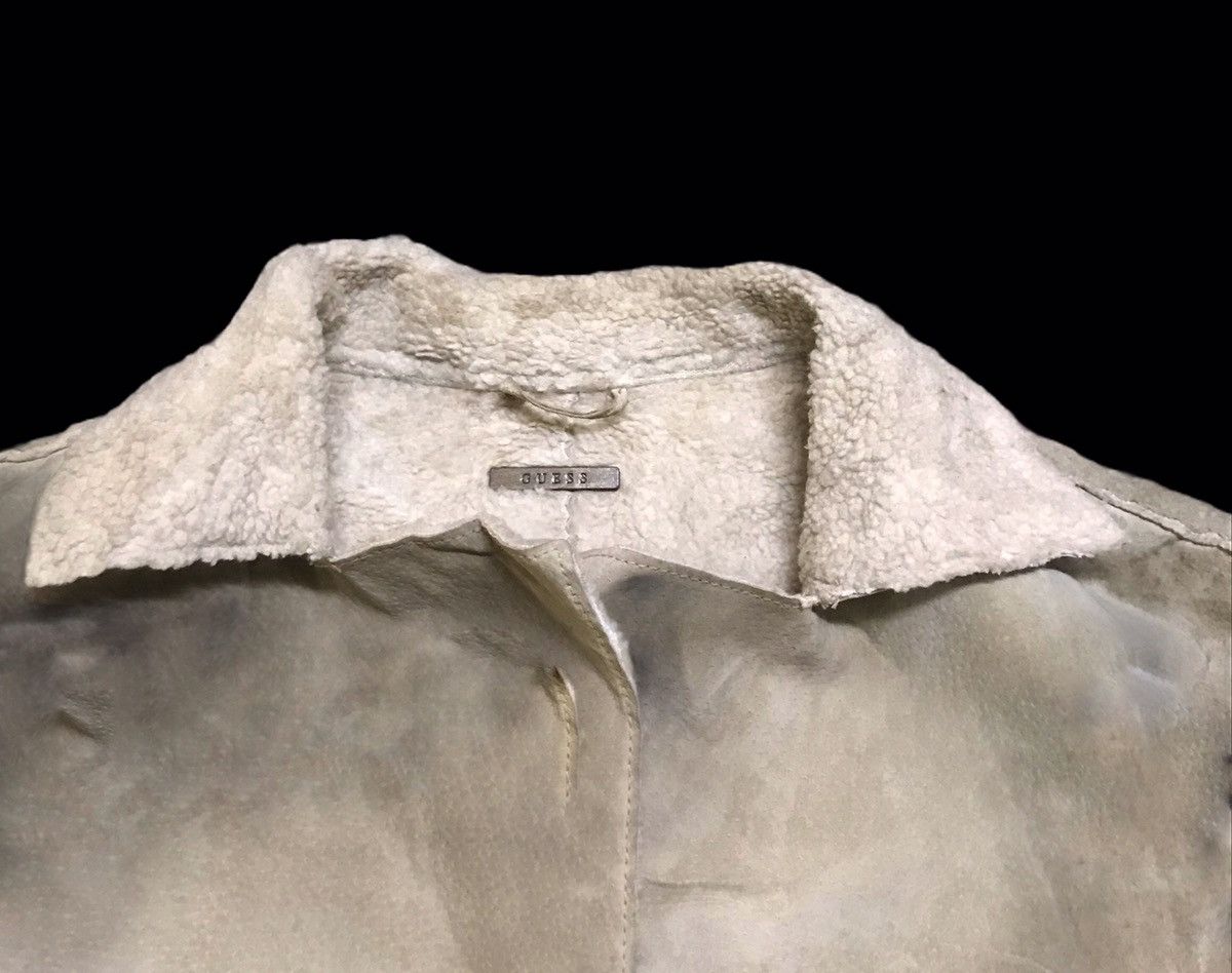 Guess Guess sherling pig skin long jacket Size US L / EU 52-54 / 3 - 5 Thumbnail