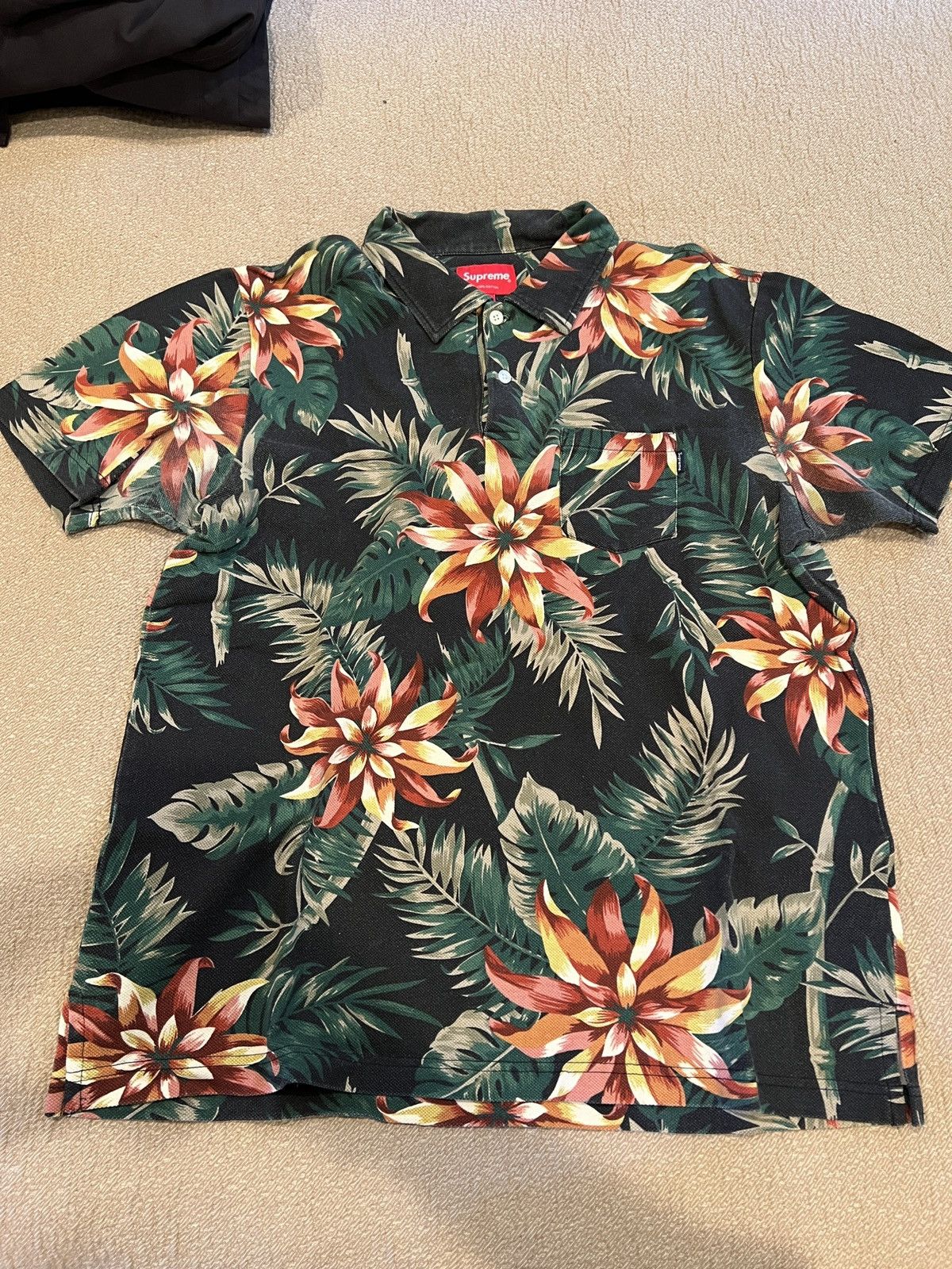 トップス supreme 12SS Floral Polo Shirt Supreme Floral Polo szM SS12 | eBay