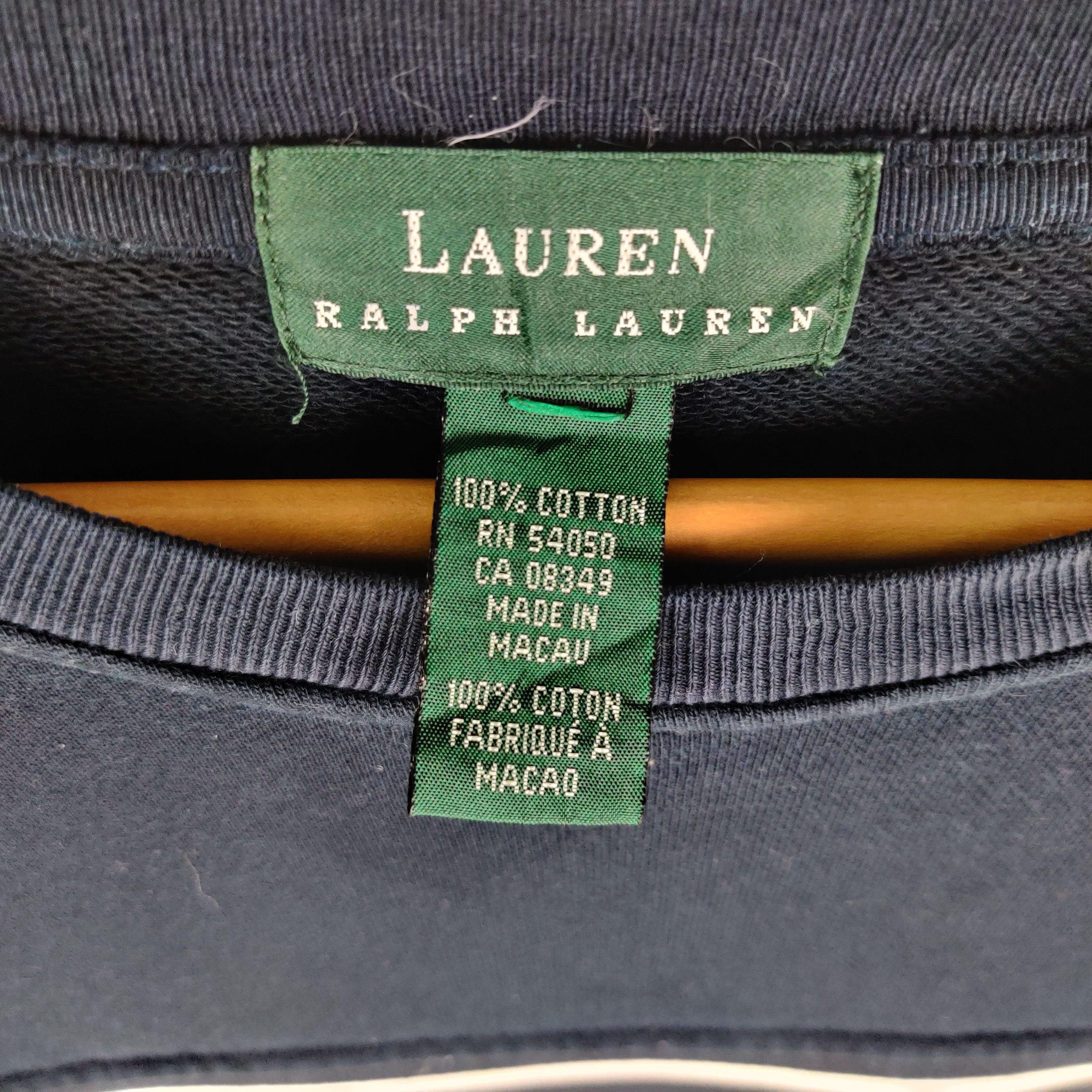 Ralph Lauren Vintage Ralph Lauren Stripes Sweatshirt Size US L / EU 52-54 / 3 - 4 Thumbnail
