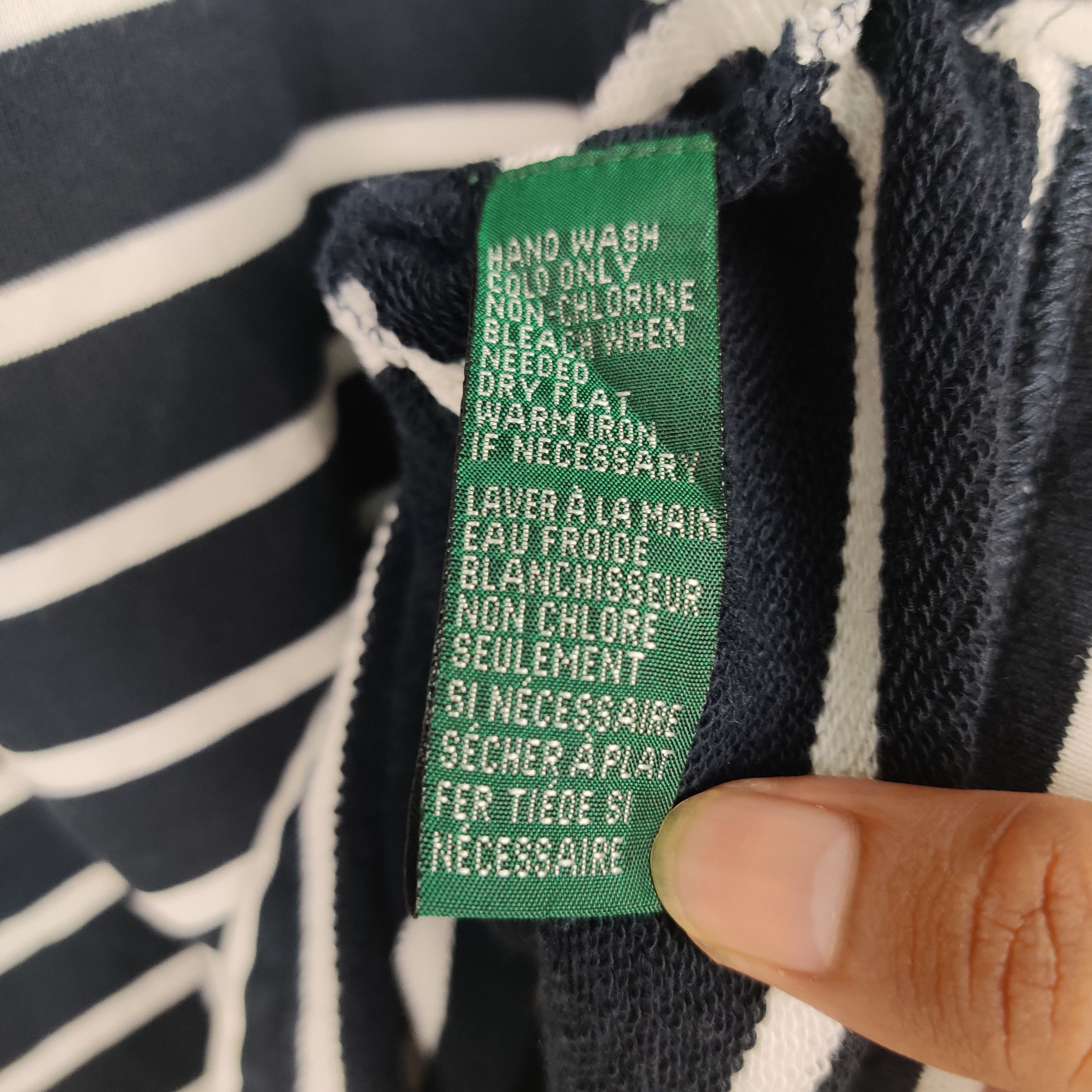Ralph Lauren Vintage Ralph Lauren Stripes Sweatshirt Size US L / EU 52-54 / 3 - 5 Thumbnail