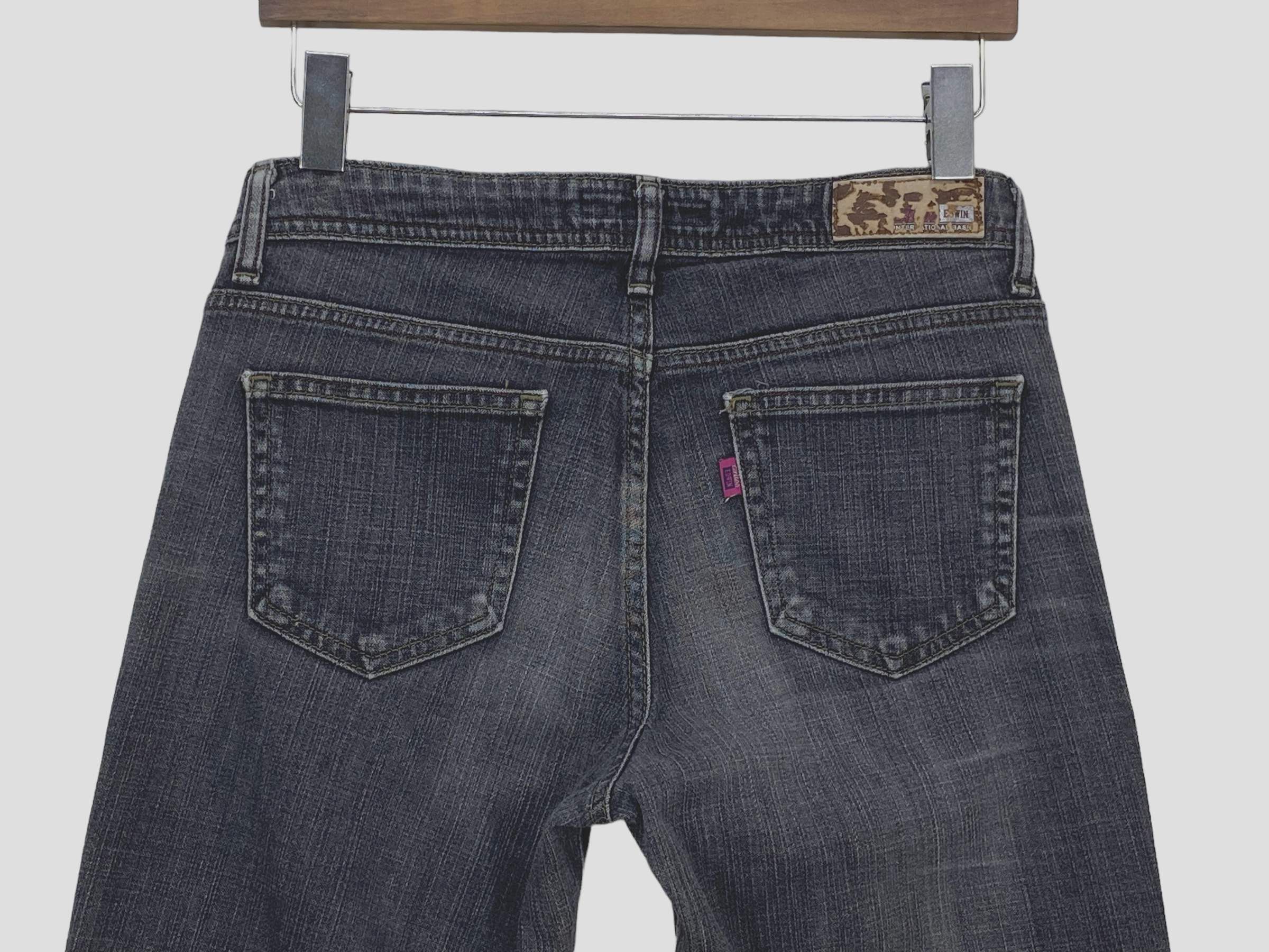 Other ART x Edwin Miss Flare Pants – New Age Cowboys Vintage Denim Size 29" - 6 Thumbnail
