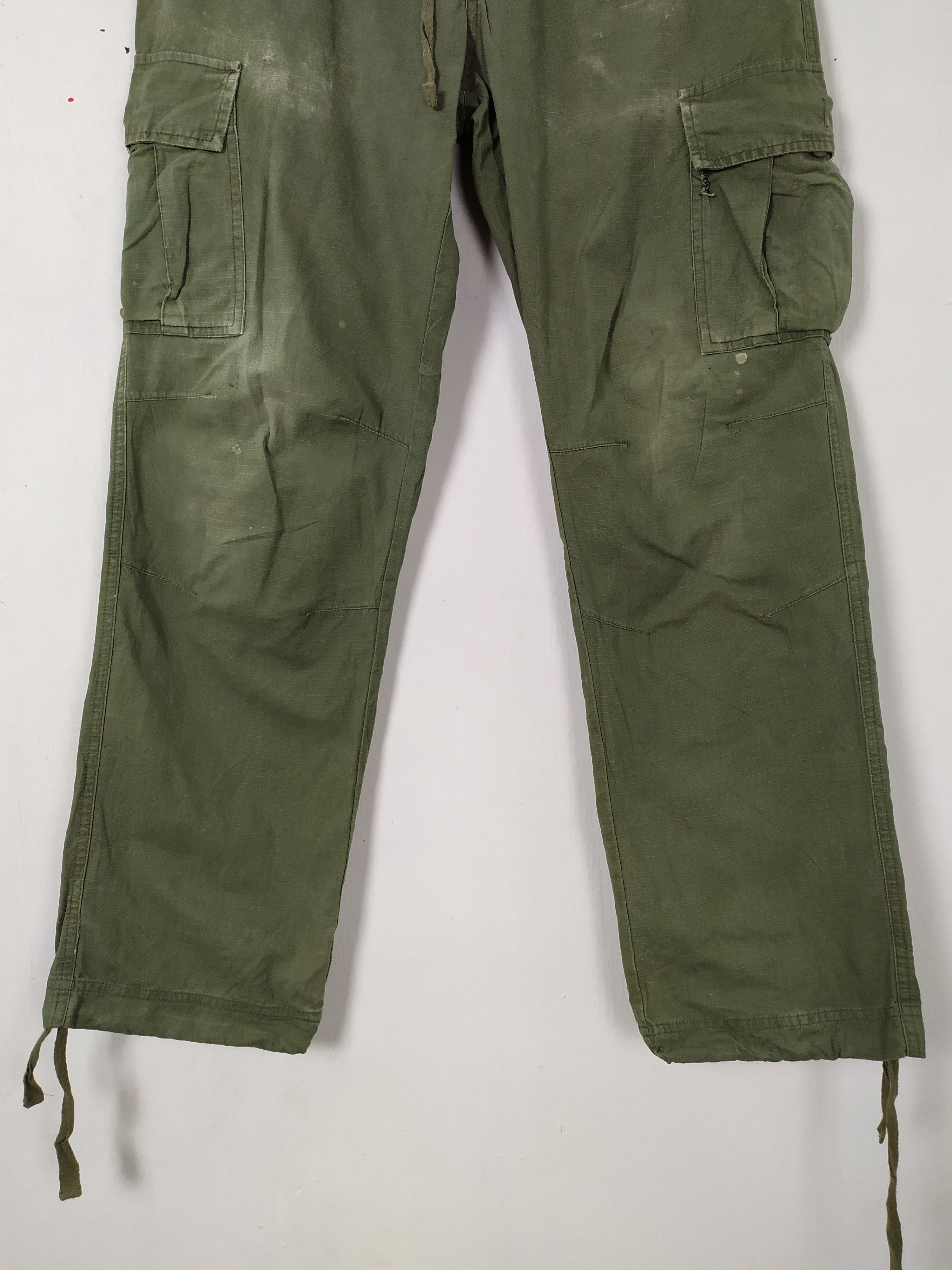 Japanese Brand JAPANESE RIPTOP FADED CARGO PANTS MULTIPOCKET Size US 32 / EU 48 - 3 Thumbnail