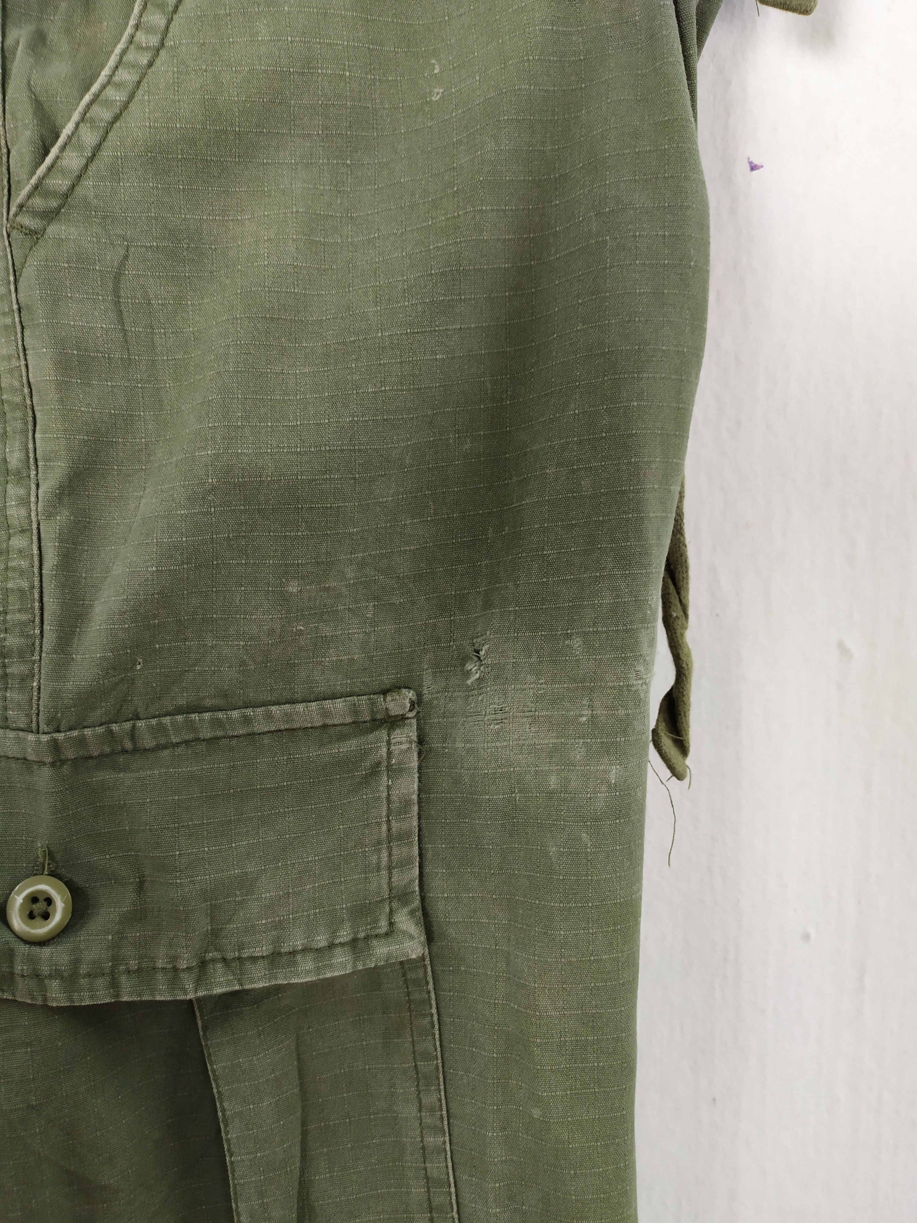 Japanese Brand JAPANESE RIPTOP FADED CARGO PANTS MULTIPOCKET Size US 32 / EU 48 - 7 Thumbnail