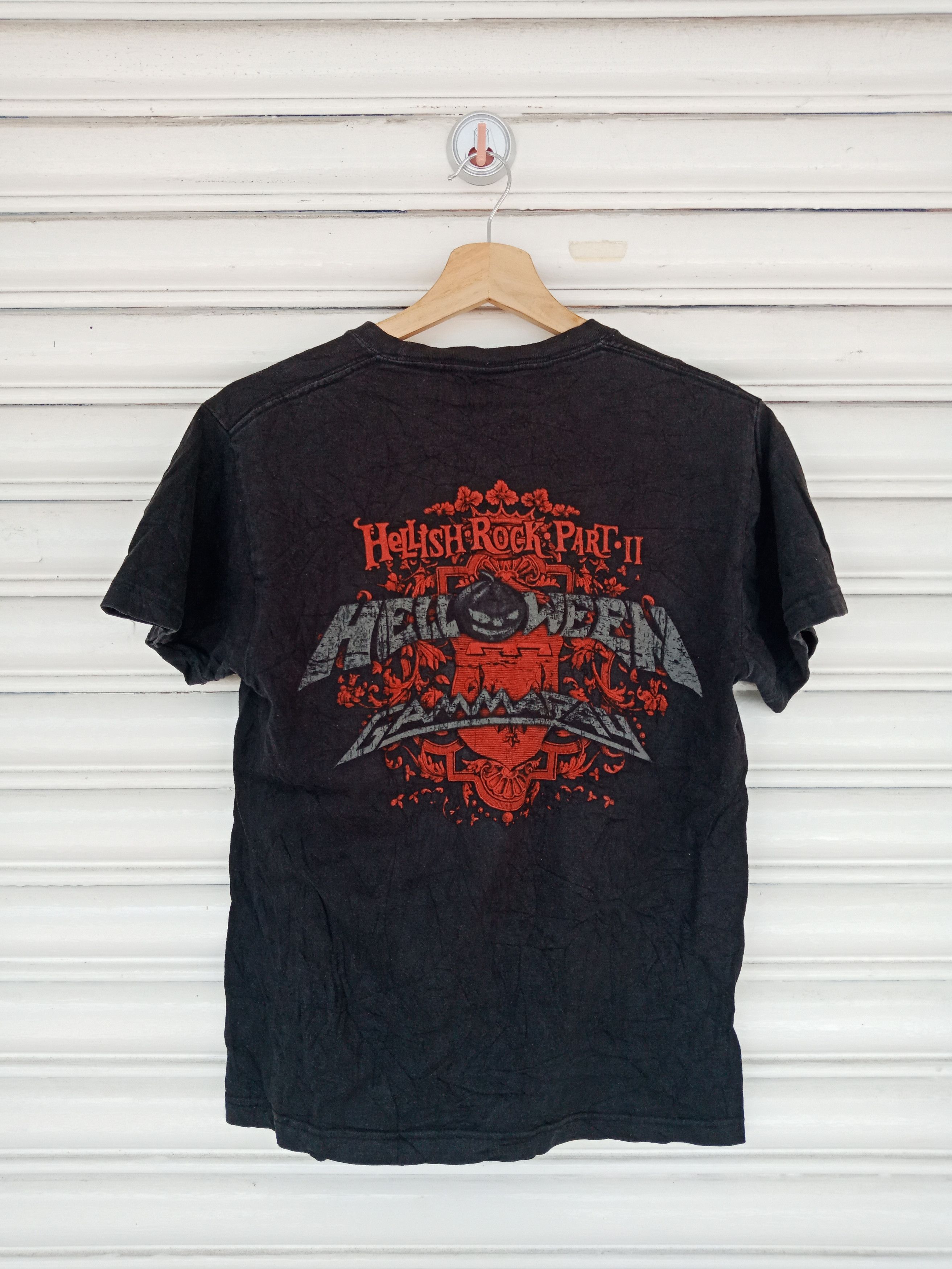 Band Tees × Vintage Helloween X Gamma Ray Hellish Rock Part