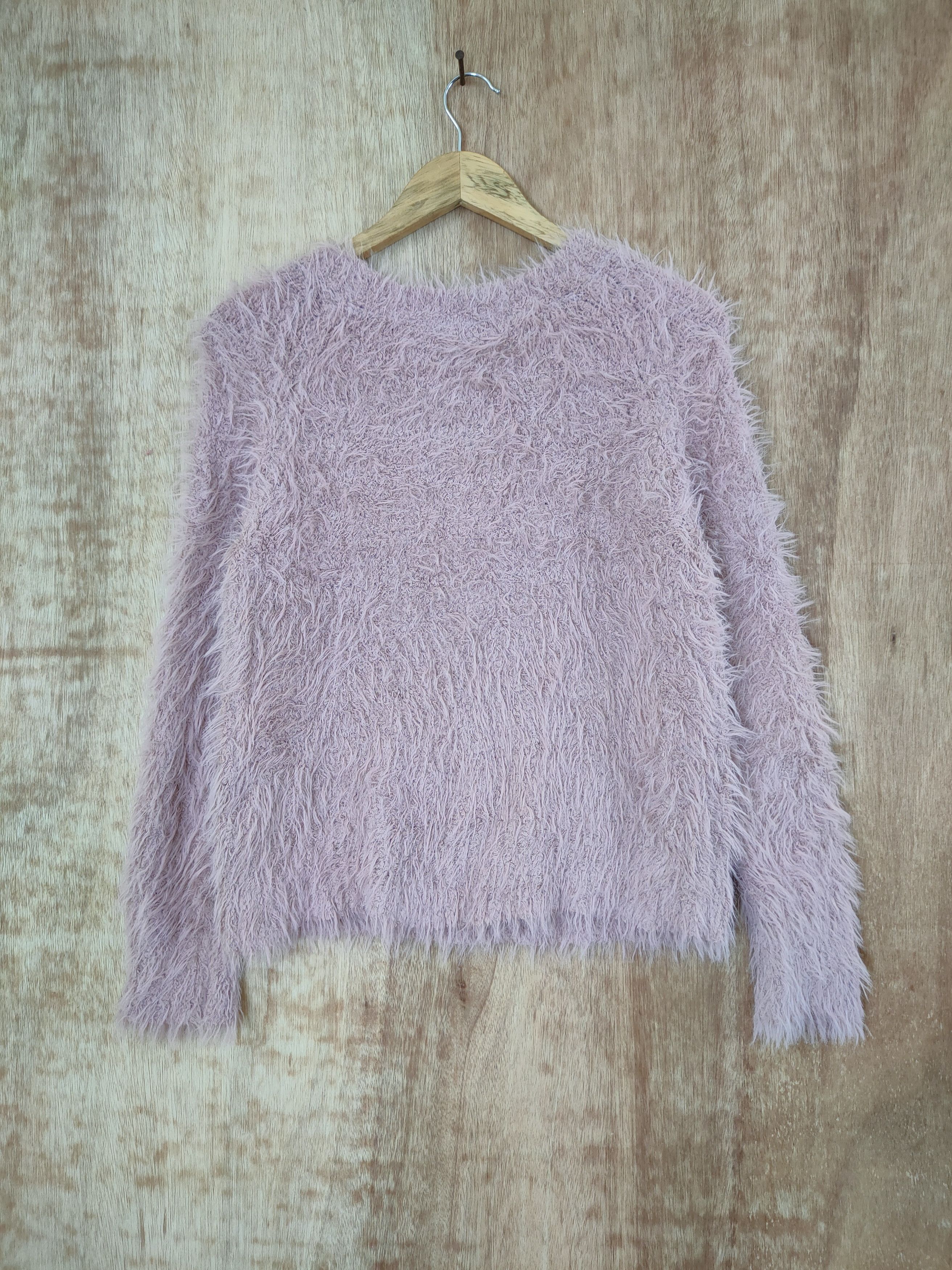 Aran Isles Knitwear D Earth Ecology premium label mohair fur shaggy #46-510 Size US S / EU 44-46 / 1 - 8 Thumbnail