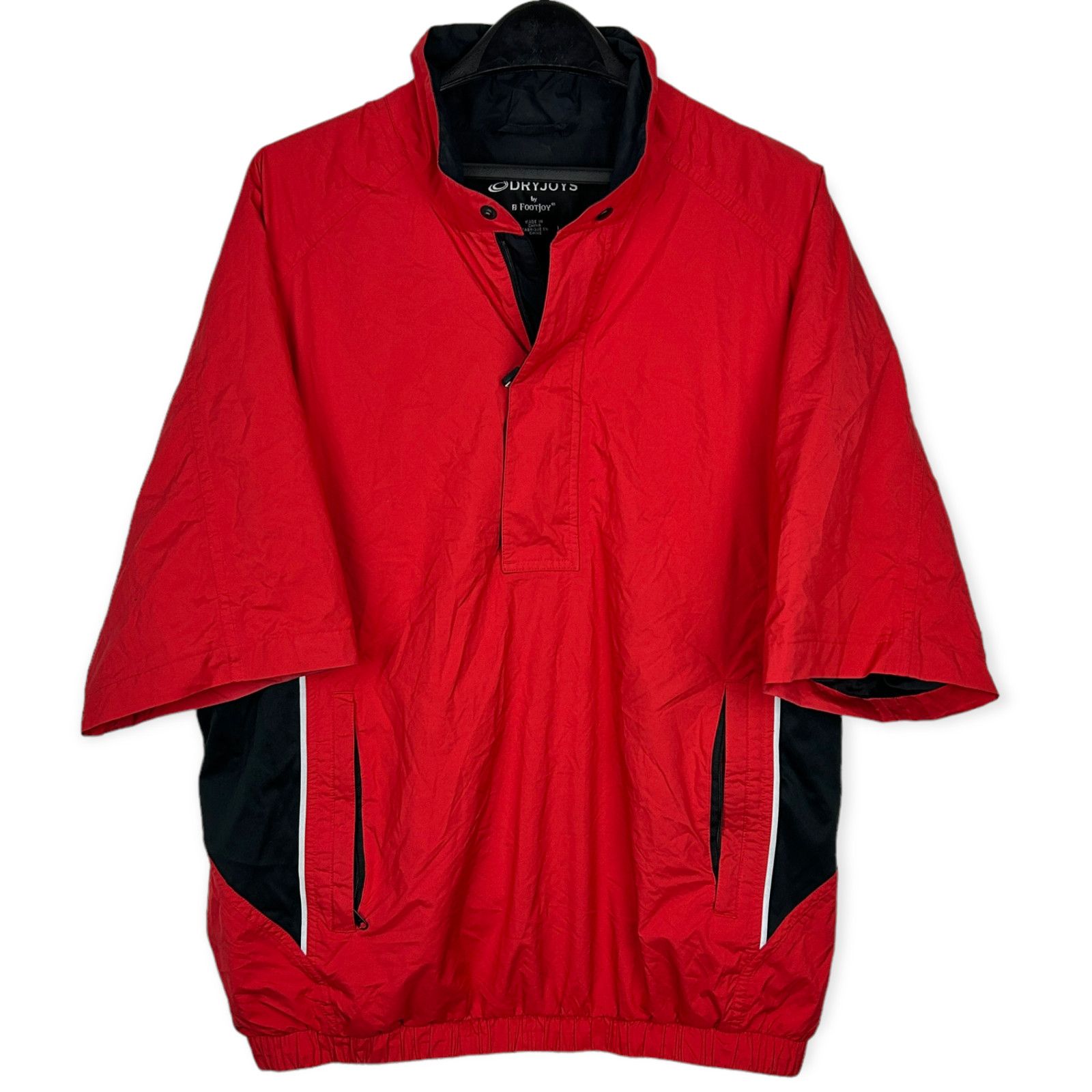 Pull beige homme Dryjoys FootJoy 1/2 fermeture éclair vent pluie golf