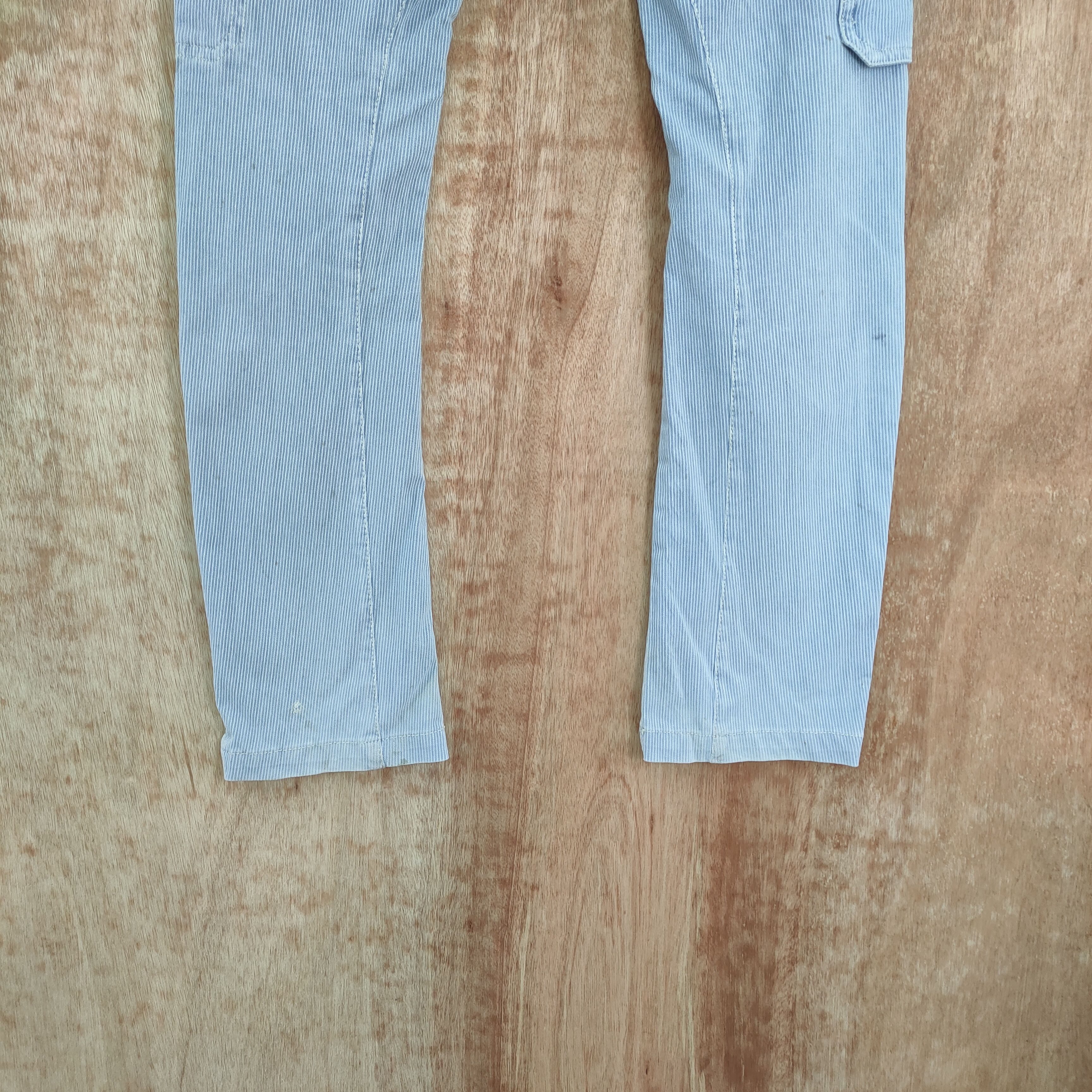 Japanese Brand × Vintage JAPAN STRECHT FADED/STAIN CARGO PANTS Size US 33 - 5 Thumbnail