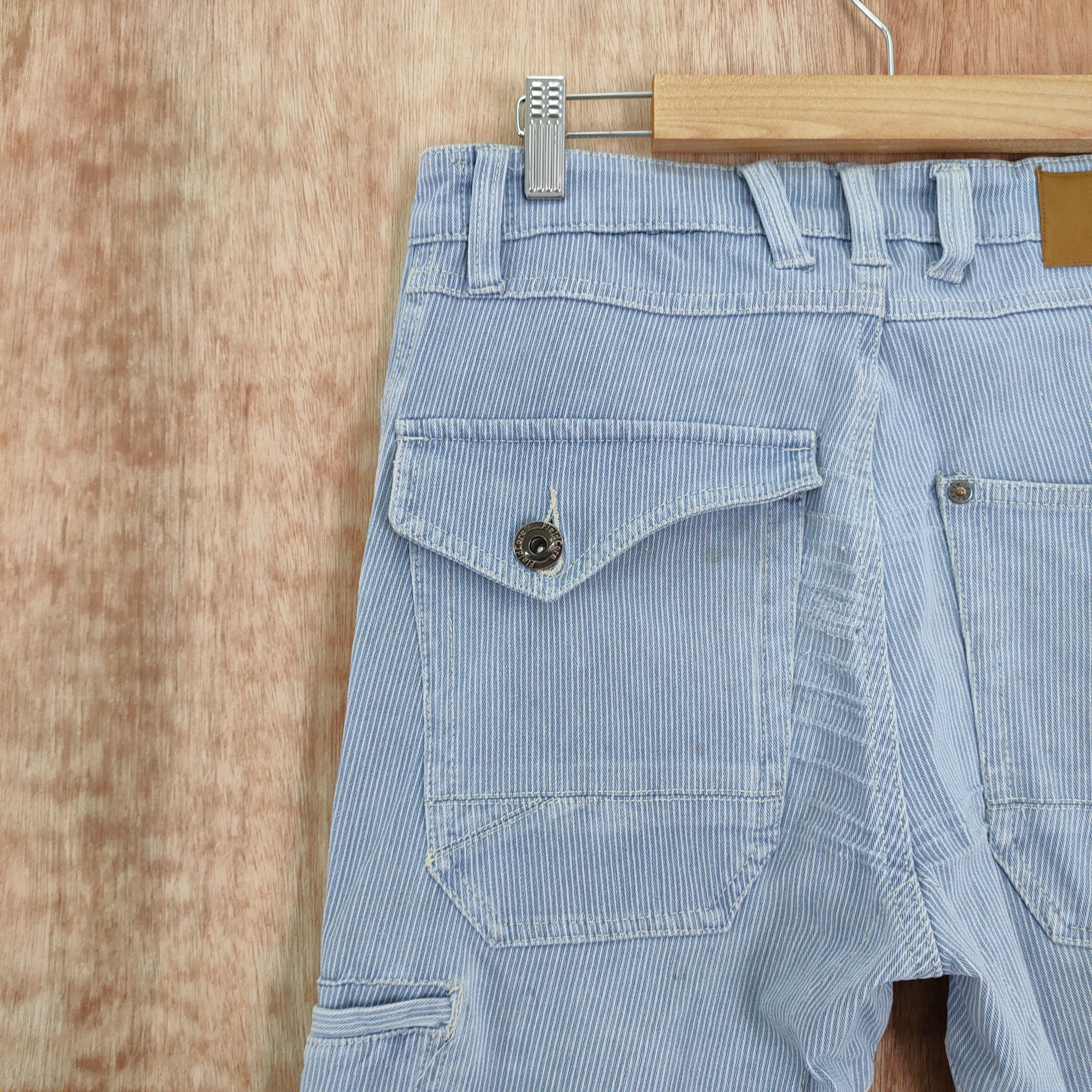 Japanese Brand × Vintage JAPAN STRECHT FADED/STAIN CARGO PANTS Size US 33 - 8 Thumbnail