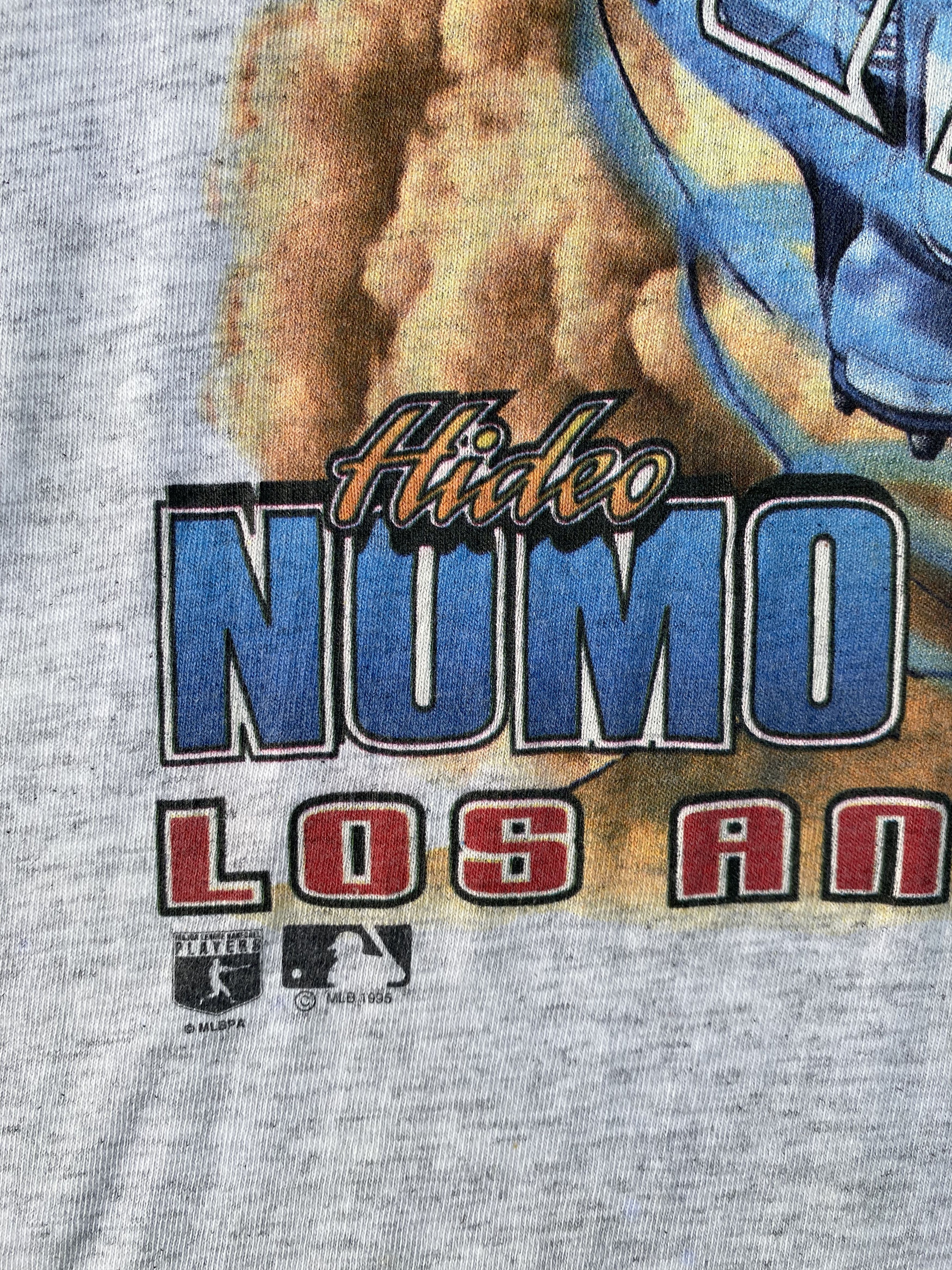MLB VINTAGE DODGERS Los Angeles Baseball Nomo Tornado MLB shirt Size US L / EU 52-54 / 3 - 3 Thumbnail