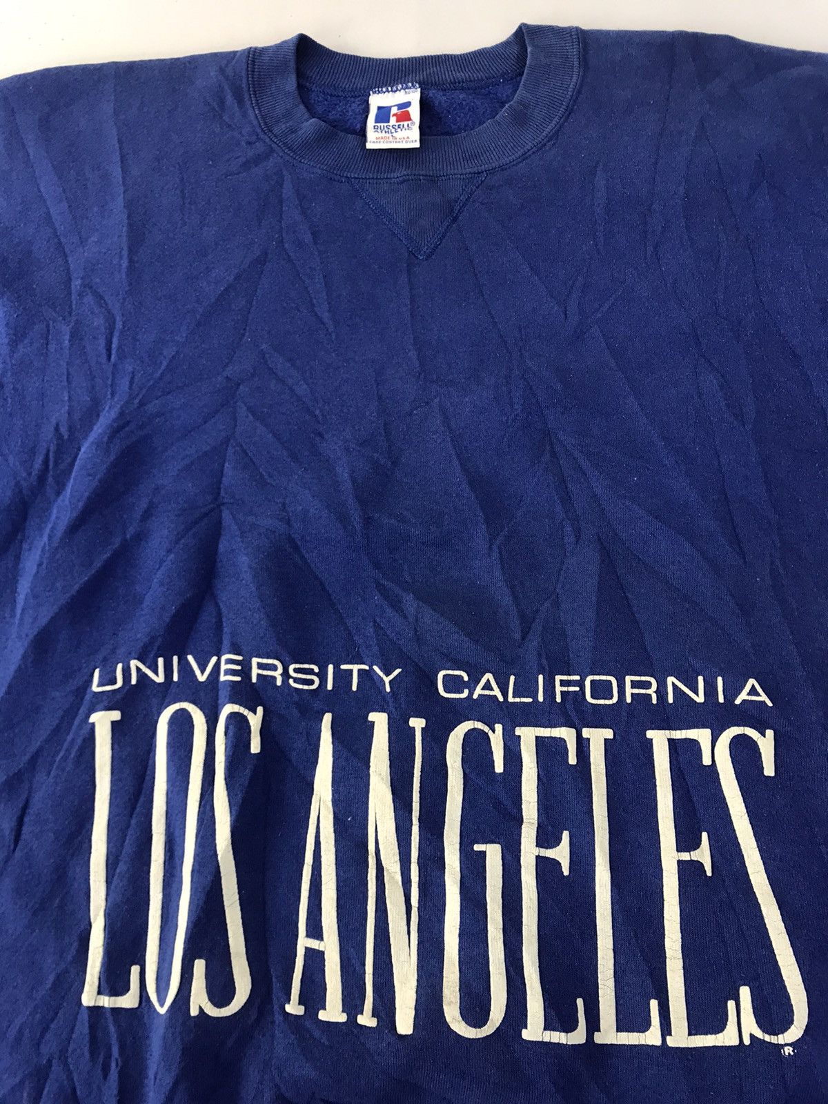 Russell Athletic × Vintage Vintage 90s UCLA Sweatshirt Sportswear Athletic Crewneck Size US L / EU 52-54 / 3 - 3 Thumbnail
