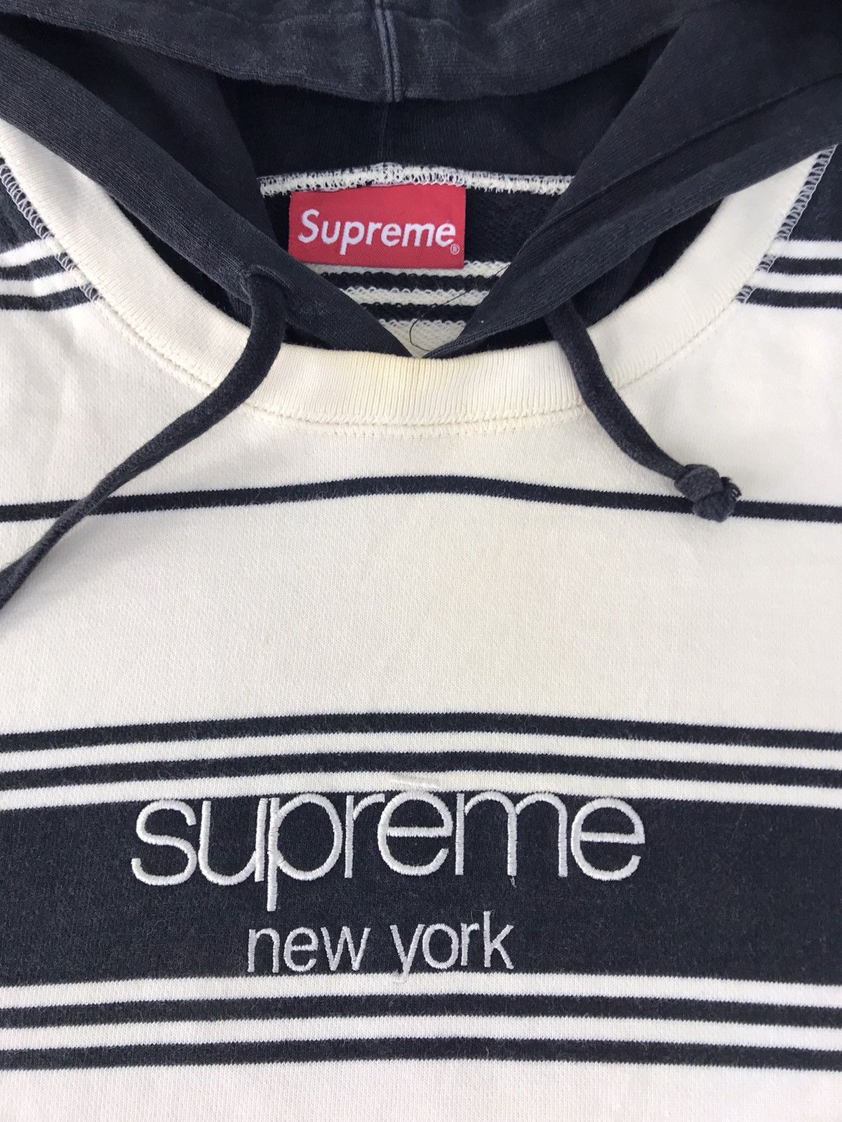 Other Supreme New York Striped Pull Over Hoodies Embroidery Logo Size US M / EU 48-50 / 2 - 2 Thumbnail