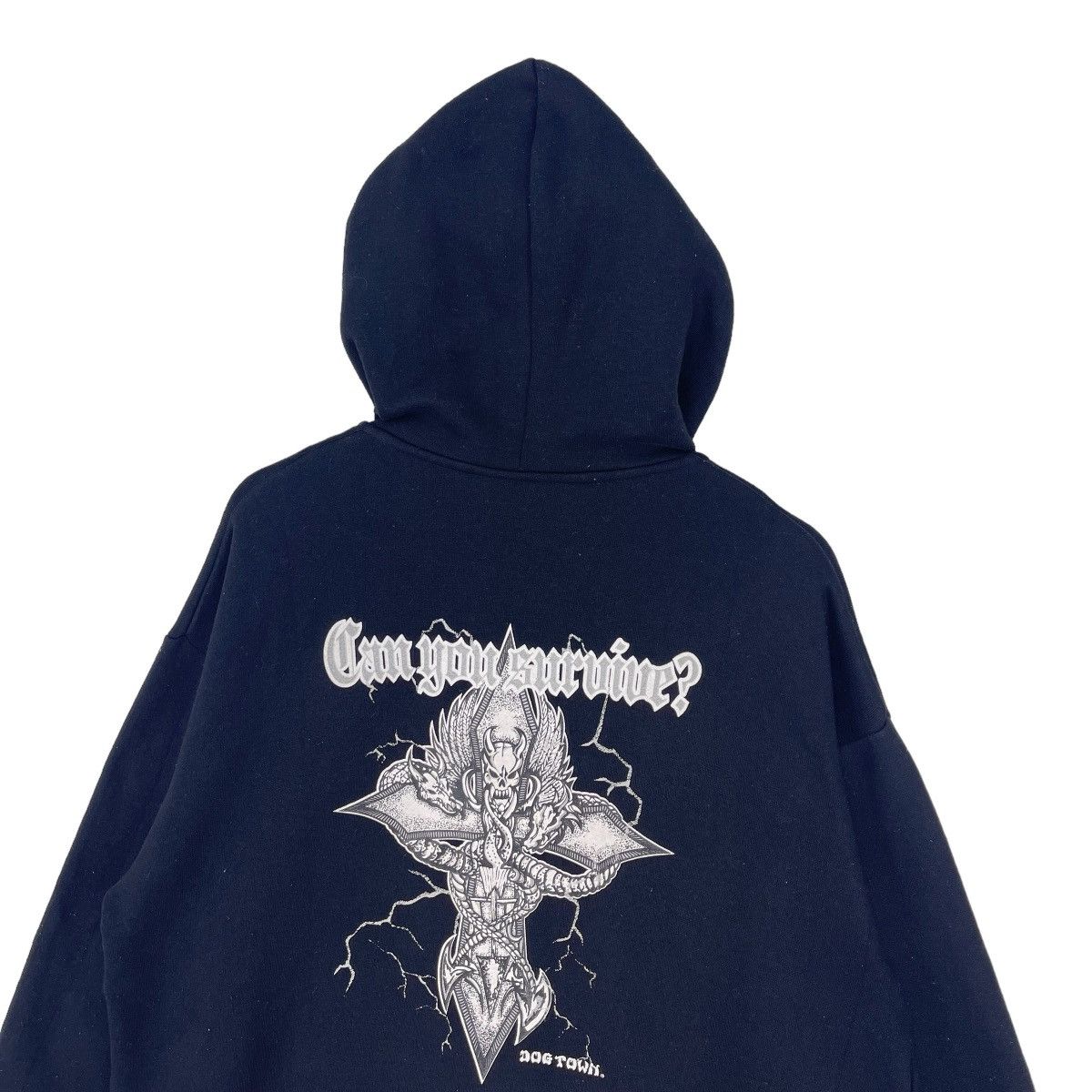 Dogtown × Powell Peralta × Vintage 90’s Dogtown Hoodie Sweater Size US XL / EU 56 / 4 - 7 Thumbnail