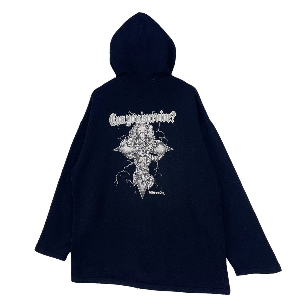 Dogtown × Powell Peralta × Vintage 90’s Dogtown Hoodie Sweater Size US XL / EU 56 / 4 - 3 Thumbnail