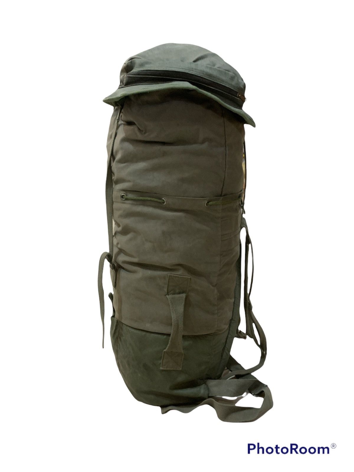 Vintage VINTAGE 1950s 65L FRENCH F1 RUCKSACK HIGH DURABLE BAG Size ONE SIZE - 3 Thumbnail