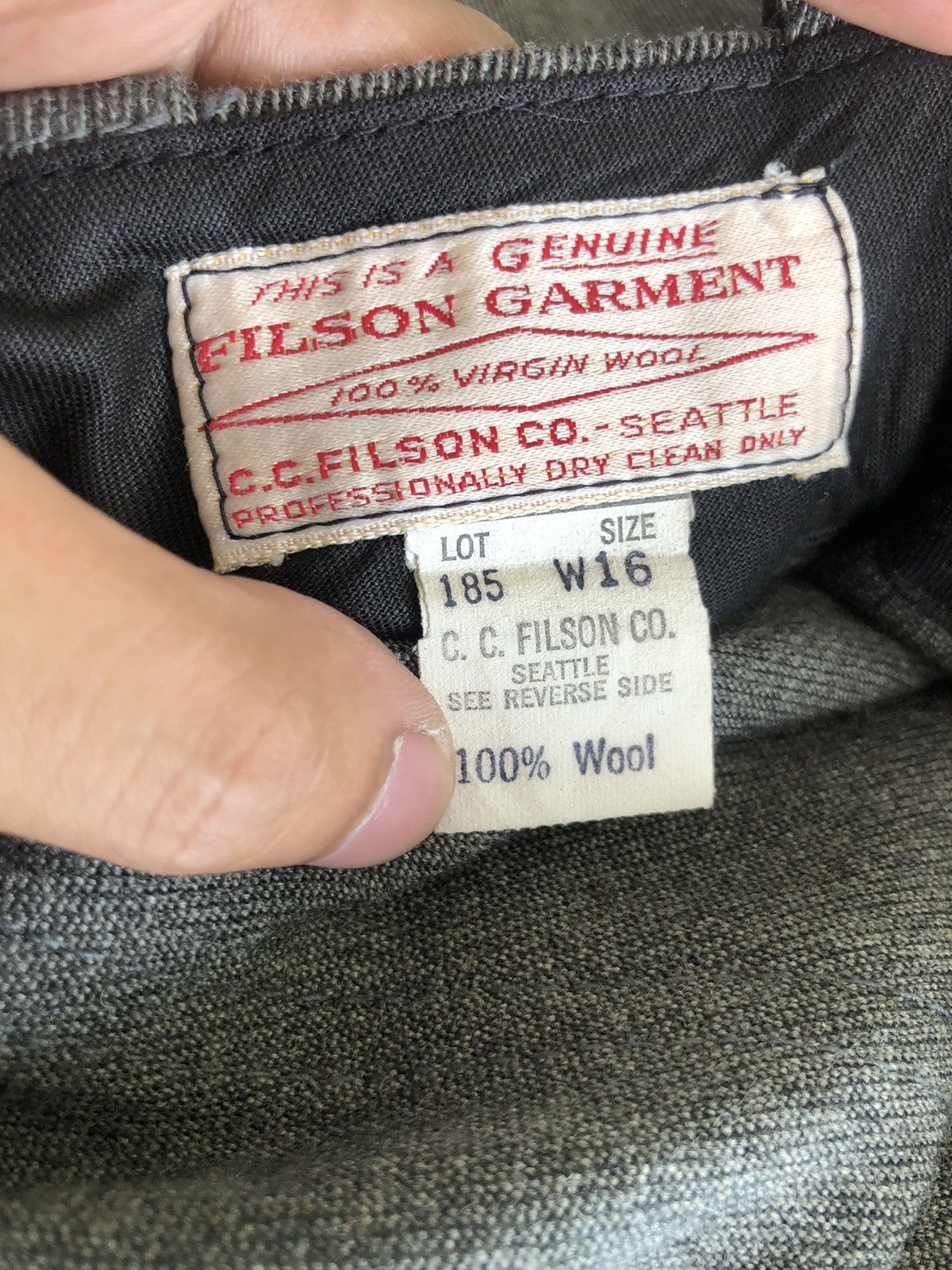 Filson GRAIL🔥80s CC Filson 🇺🇸 Herringbone Twill Bush Pants Size US 30 / EU 46 - 6 Thumbnail