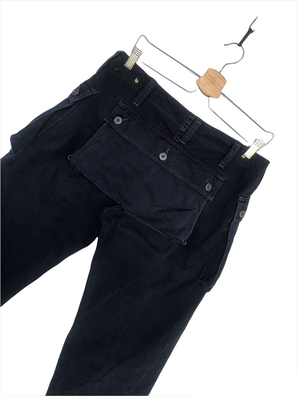 FOB Factory FOB Factory 🇯🇵 Herringbone Camera Pockets Pants Size US 34 / EU 50 - 3 Thumbnail