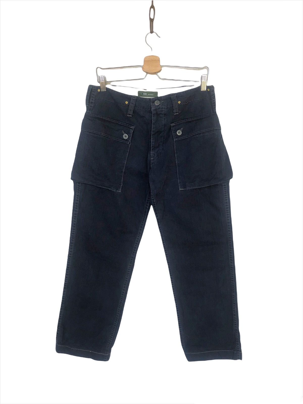 FOB Factory FOB Factory 🇯🇵 Herringbone Camera Pockets Pants Size US 34 / EU 50 - 4 Thumbnail