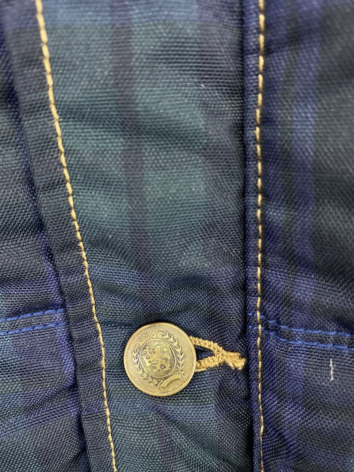 Tommy Hilfiger Vintage Tommy Hilfiger Big Logo Light Puffer Denim Vest Size US M / EU 48-50 / 2 - 9 Thumbnail