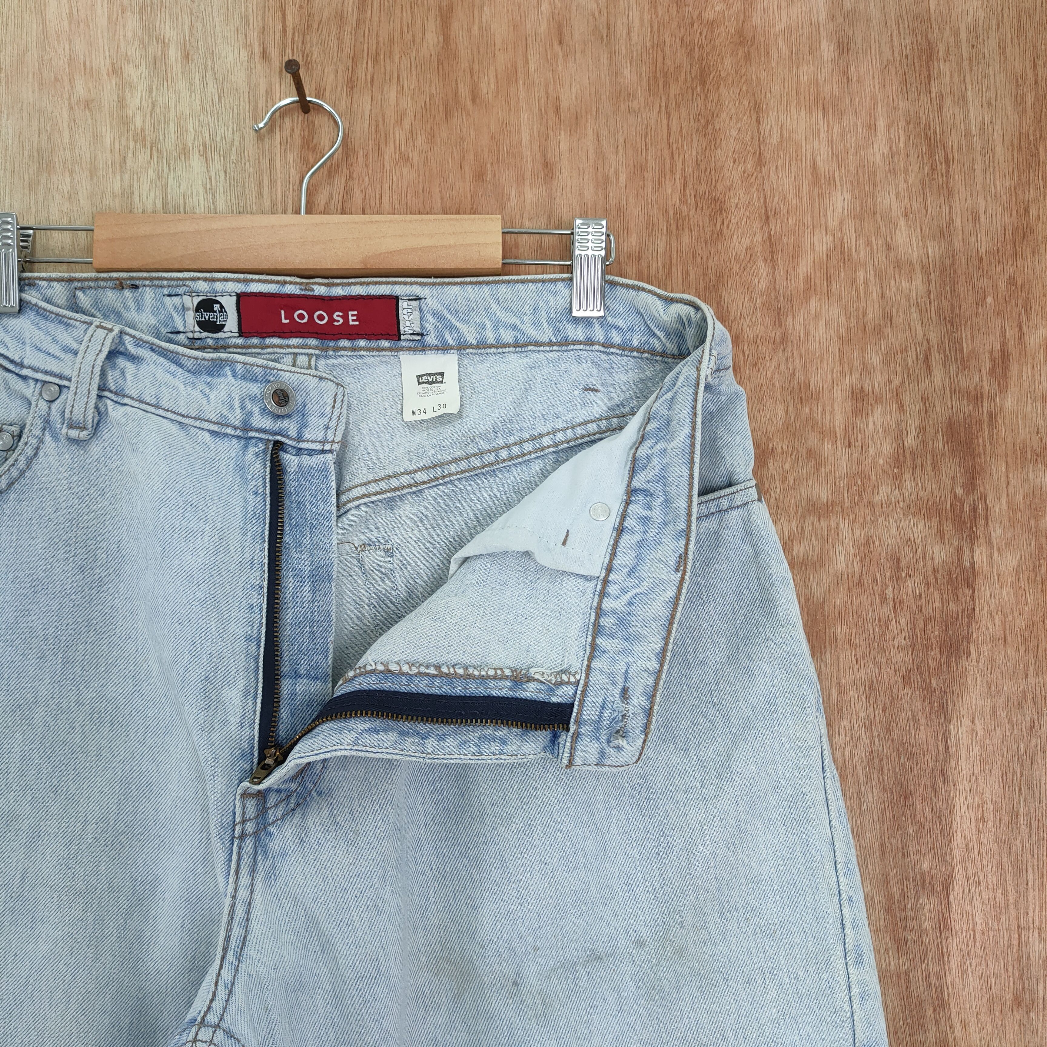 Levi's Vintage Clothing LEVI'S SILVER TAP USA LIGHT BLUE JEANS DENIM PANTS Size US 34 / EU 50 - 7 Thumbnail