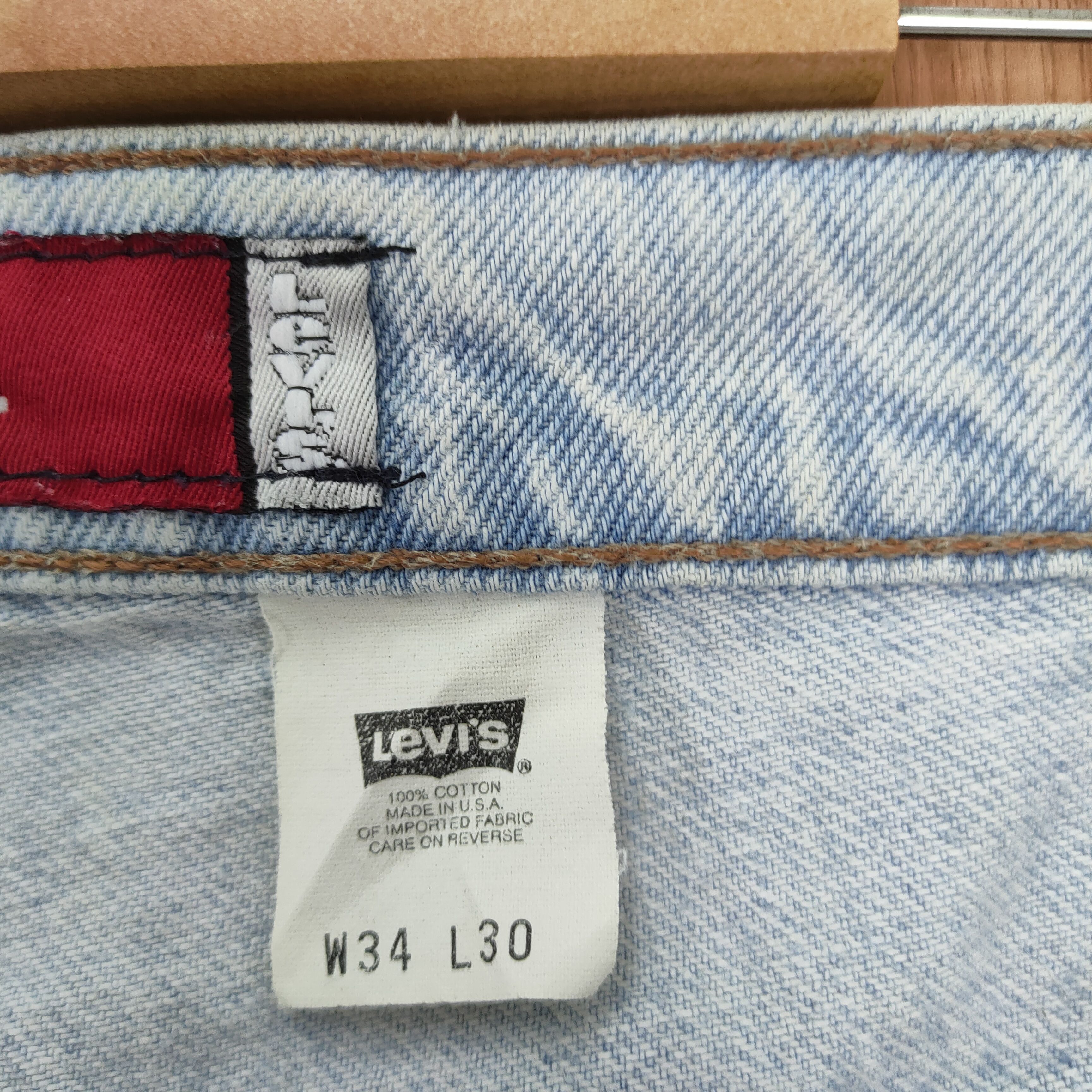Levi's Vintage Clothing LEVI'S SILVER TAP USA LIGHT BLUE JEANS DENIM PANTS Size US 34 / EU 50 - 9 Thumbnail