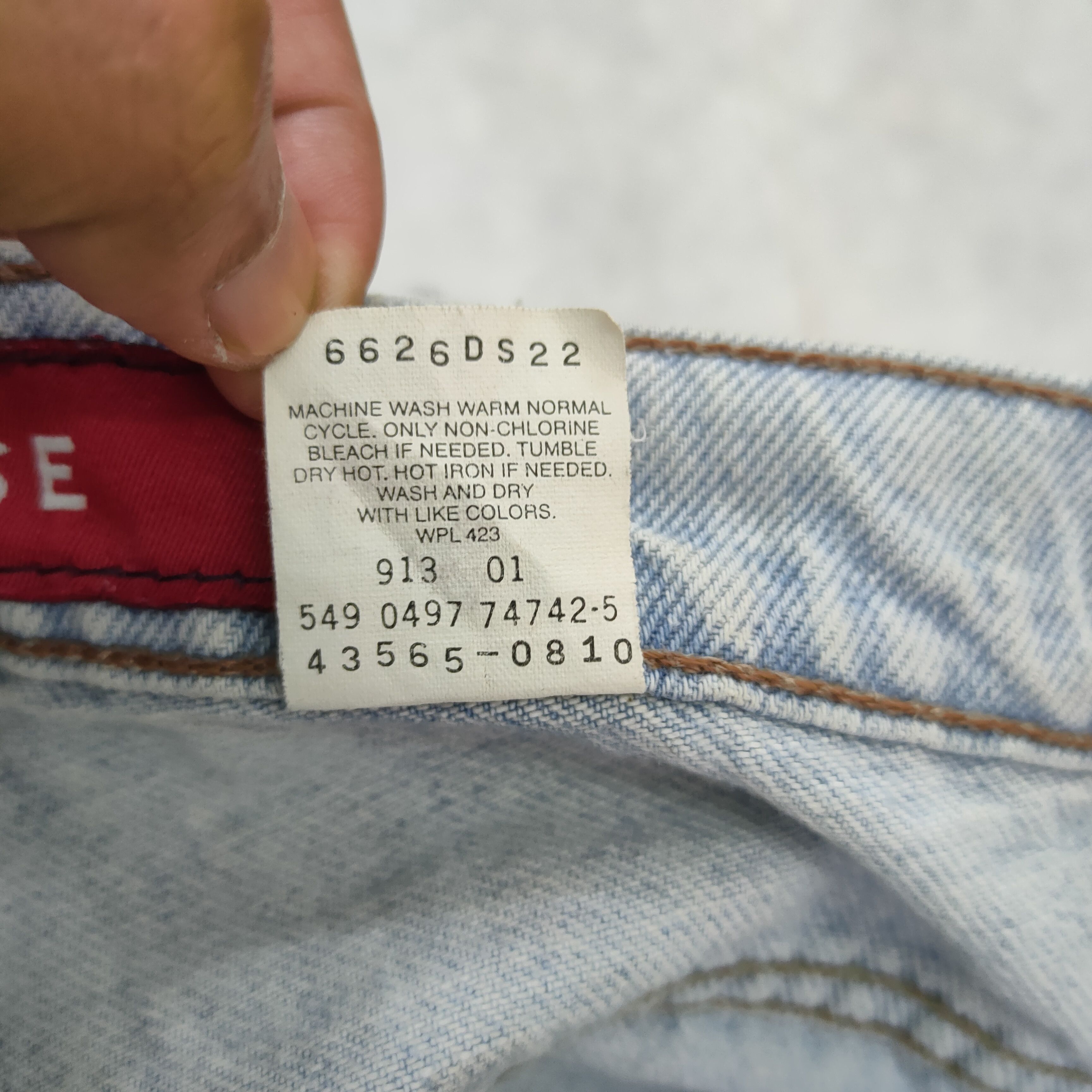 Levi's Vintage Clothing LEVI'S SILVER TAP USA LIGHT BLUE JEANS DENIM PANTS Size US 34 / EU 50 - 12 Thumbnail