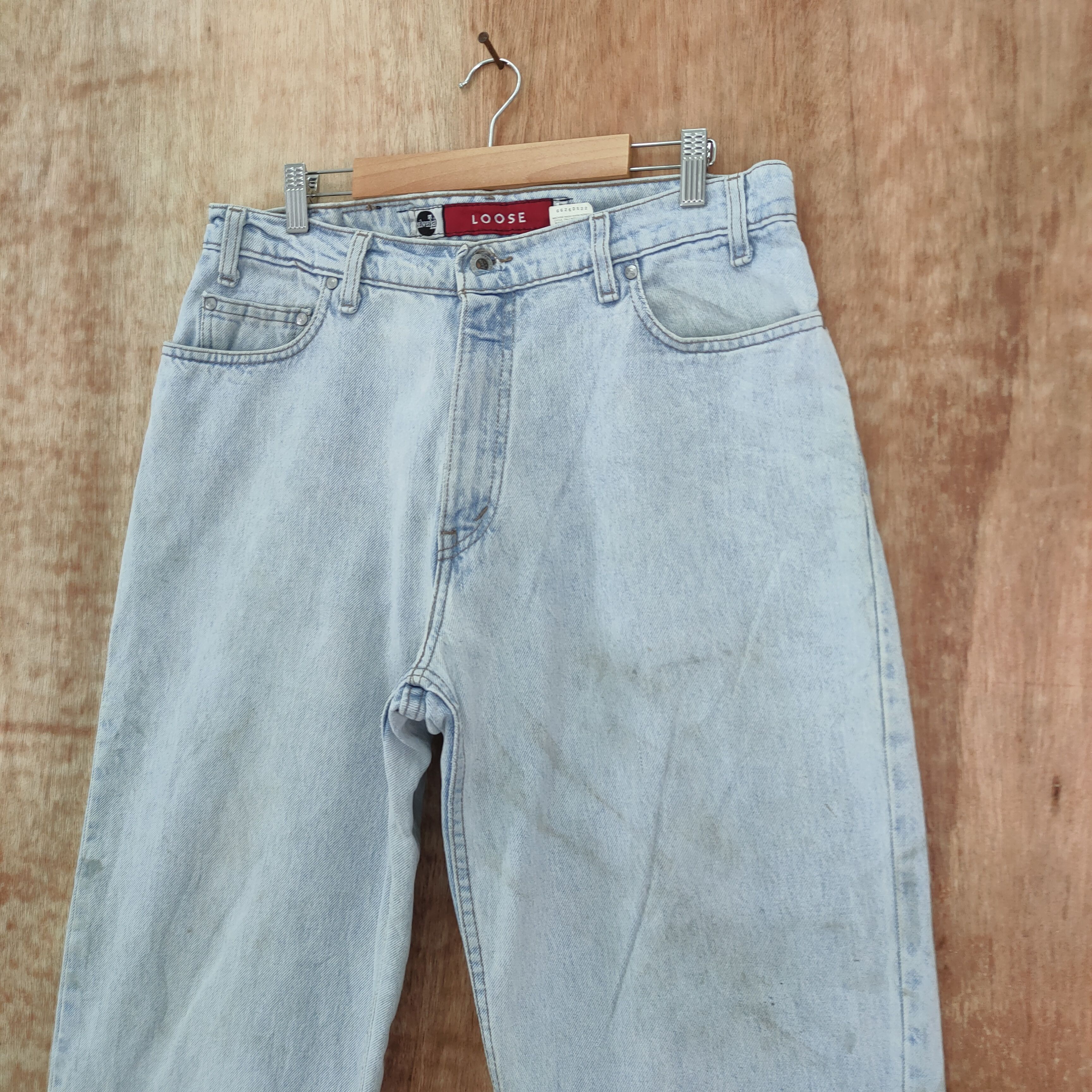 Levi's Vintage Clothing LEVI'S SILVER TAP USA LIGHT BLUE JEANS DENIM PANTS Size US 34 / EU 50 - 5 Thumbnail