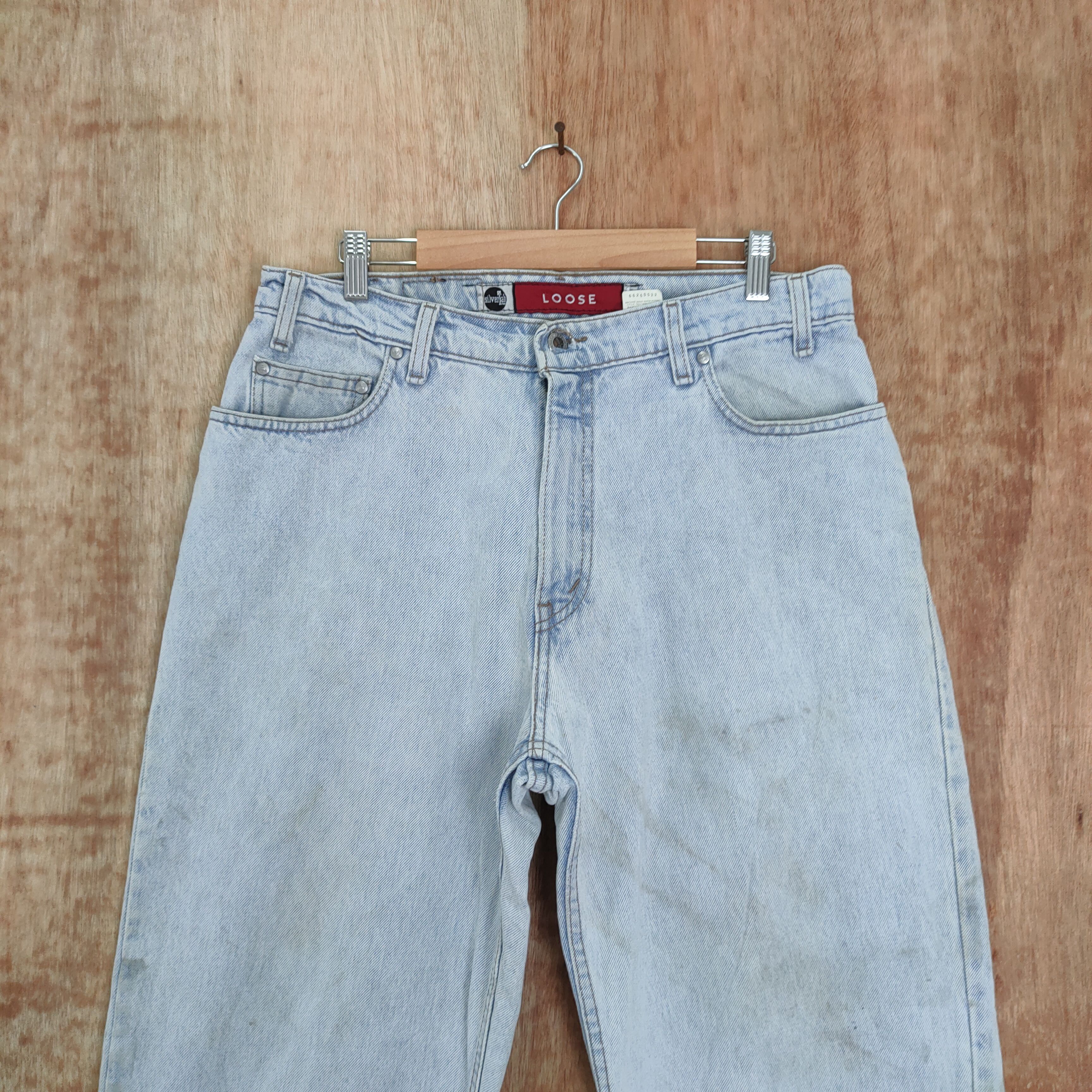 Levi's Vintage Clothing LEVI'S SILVER TAP USA LIGHT BLUE JEANS DENIM PANTS Size US 34 / EU 50 - 3 Thumbnail