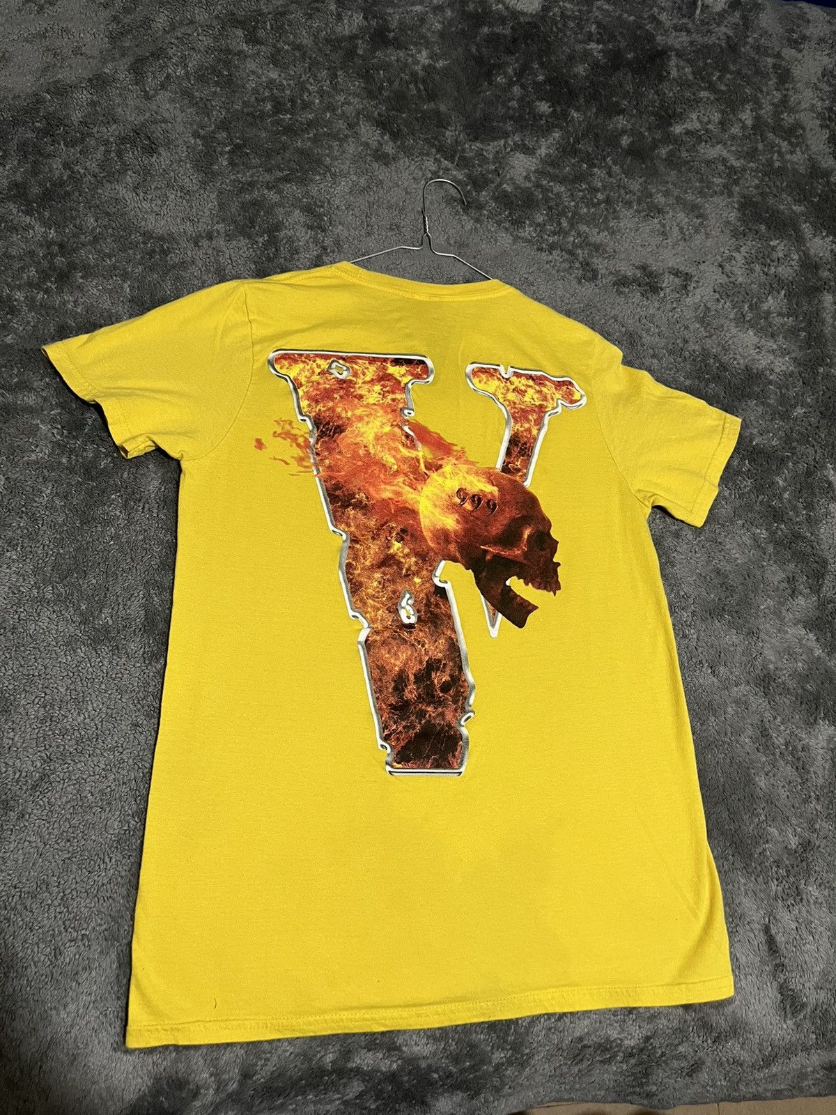 Vlone sales shirt yellow