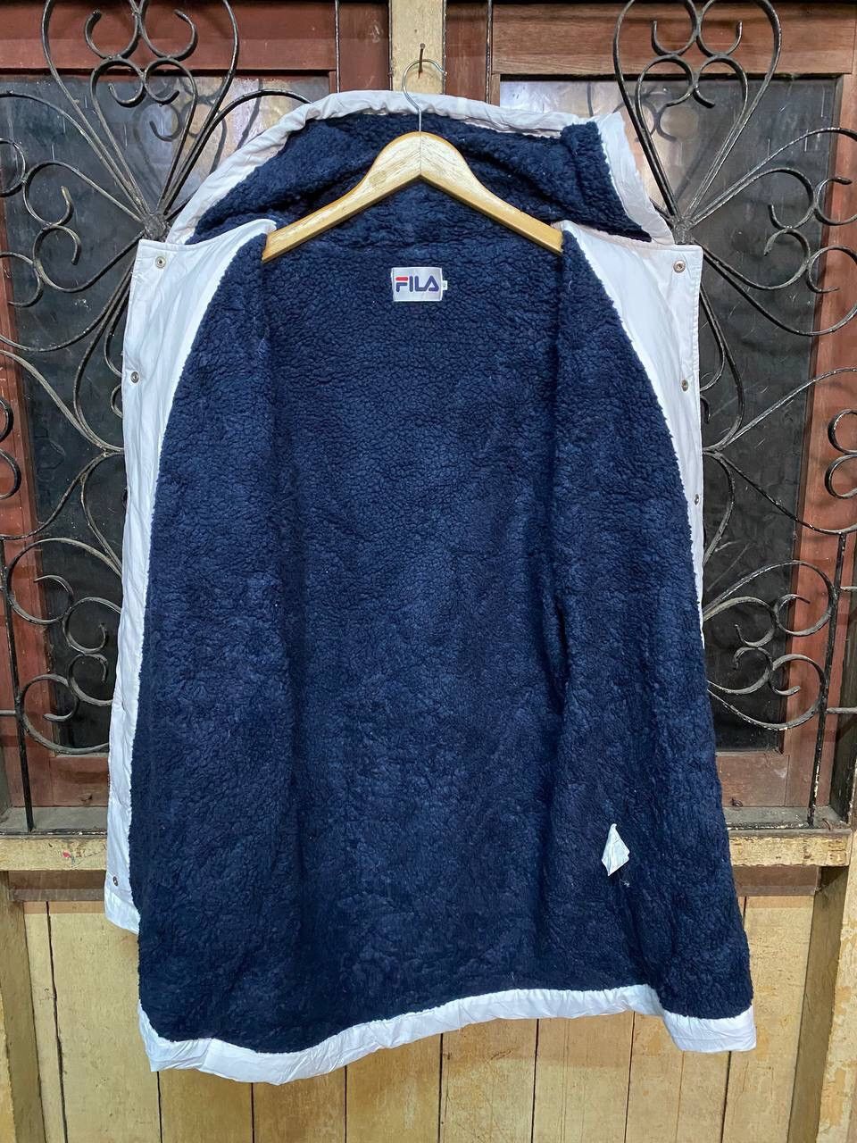 Fila VINTAGE FILA HOODED BIG LOGO FLEECE LINED Size US L / EU 52-54 / 3 - 5 Thumbnail