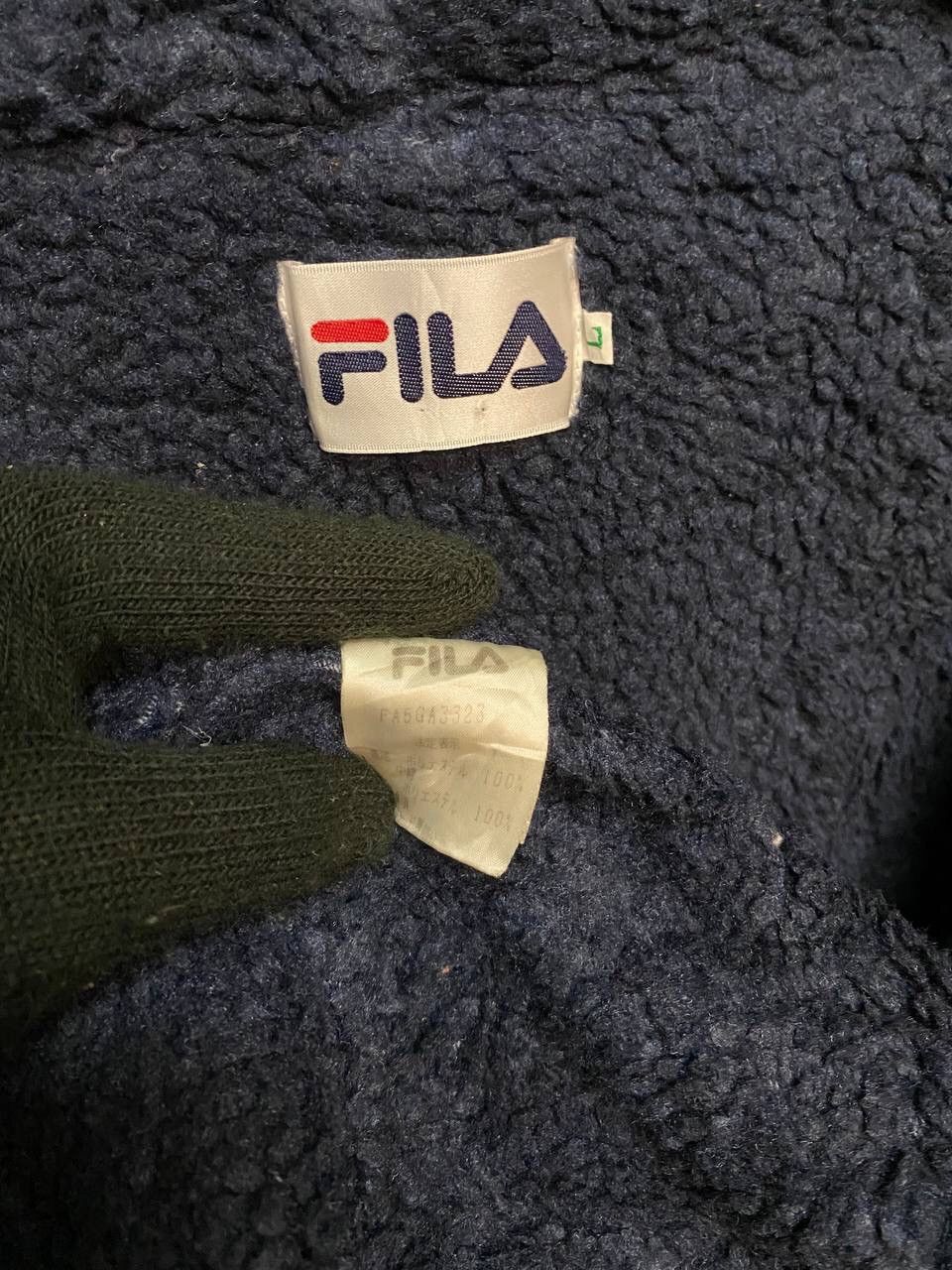Fila VINTAGE FILA HOODED BIG LOGO FLEECE LINED Size US L / EU 52-54 / 3 - 9 Thumbnail