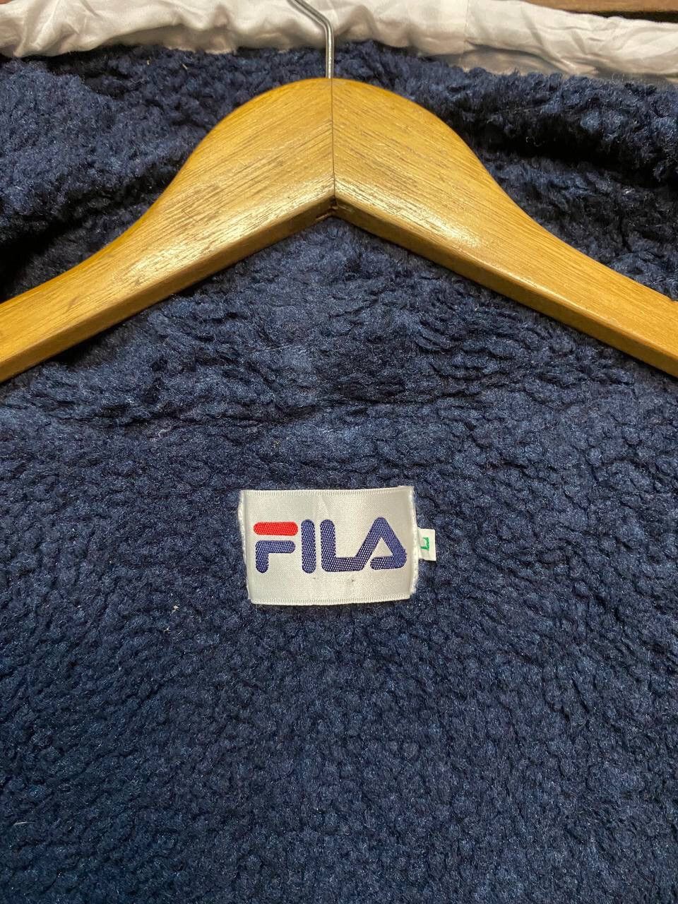 Fila VINTAGE FILA HOODED BIG LOGO FLEECE LINED Size US L / EU 52-54 / 3 - 8 Thumbnail