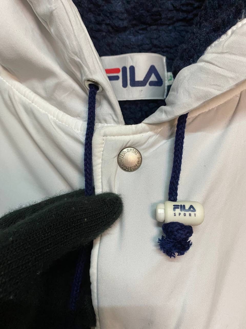 Fila VINTAGE FILA HOODED BIG LOGO FLEECE LINED Size US L / EU 52-54 / 3 - 7 Thumbnail